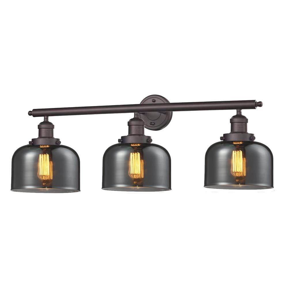 Shown in Oil Rubbed Bronze finish and Plated Smoked glass