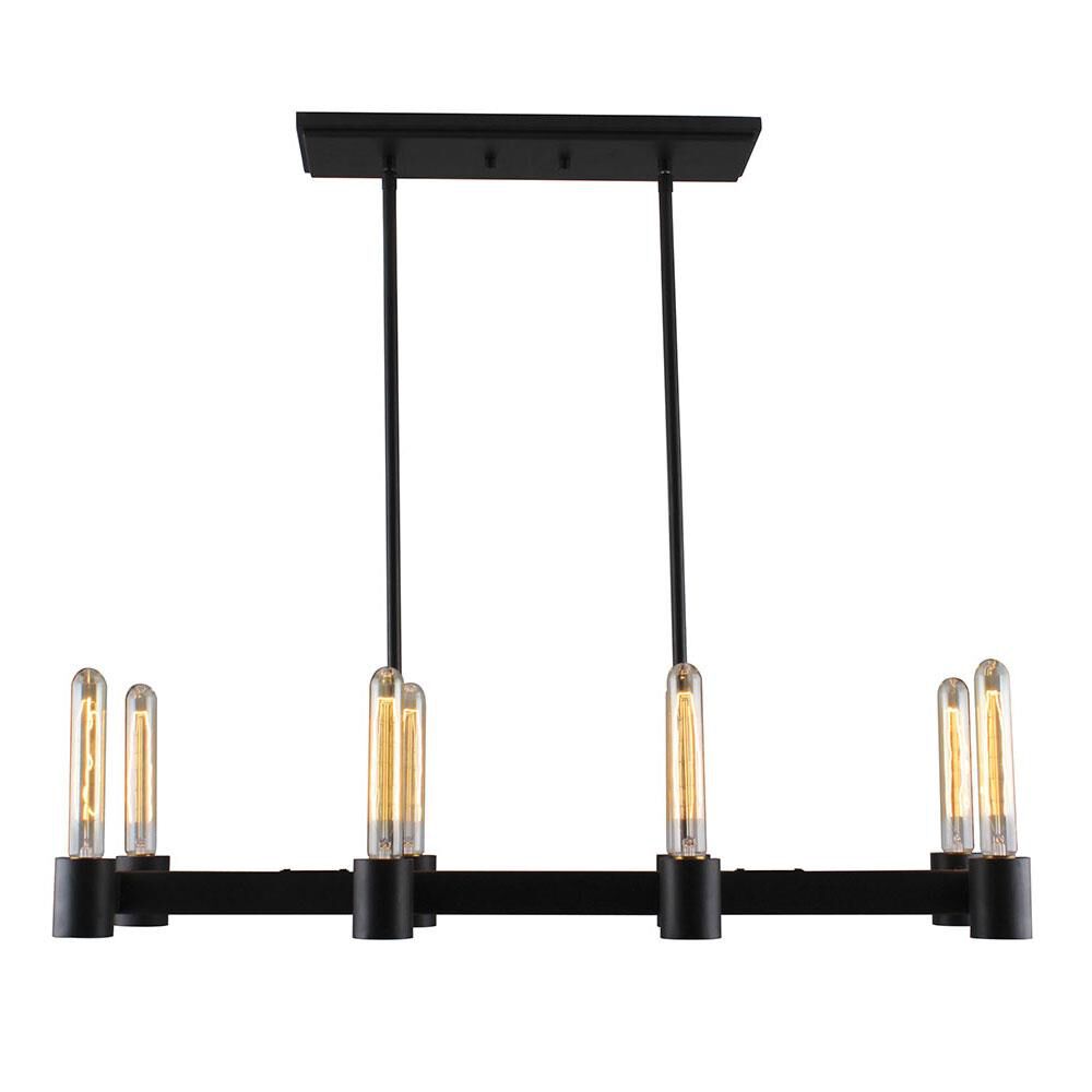Eglo Broyles 32 Inch 8 Light Linear Suspension Light by Eglo Lighting