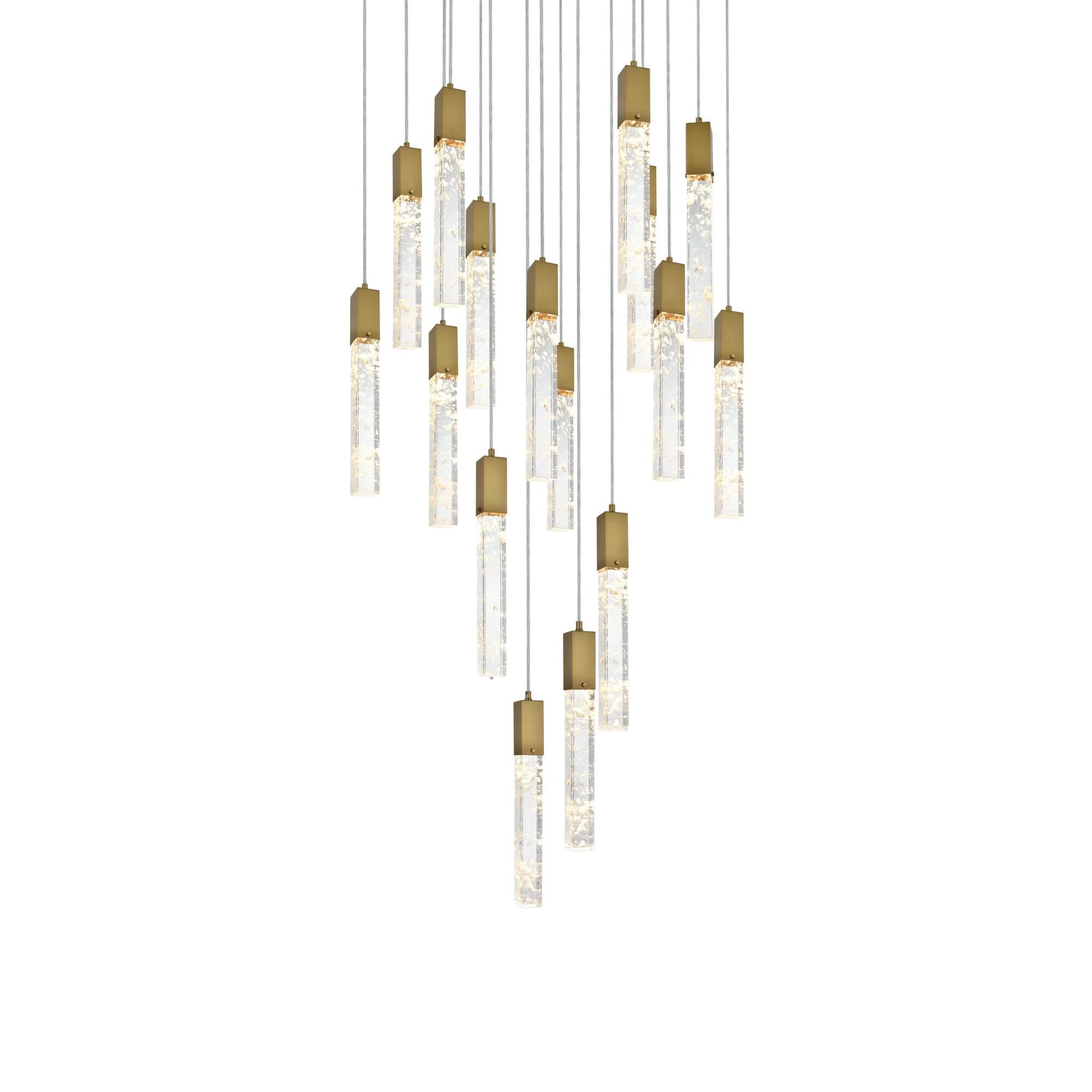 Shown in Black finish and Rc crystal and Clear glass