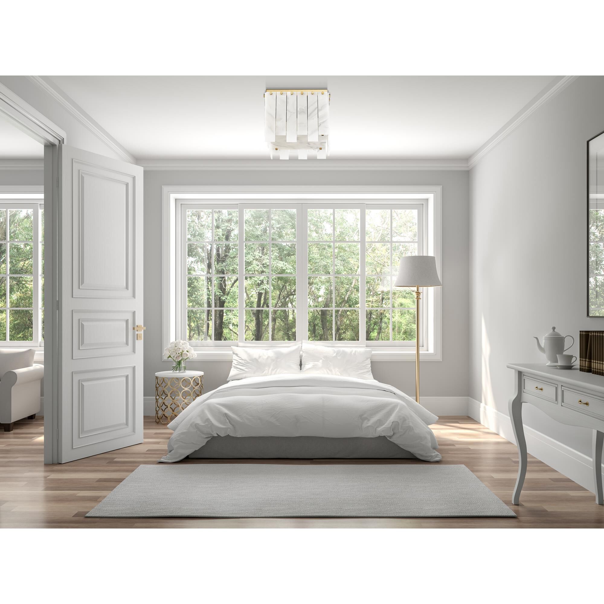 Viviana 13 Inch 4 Light Flush Mount by Z-Lite