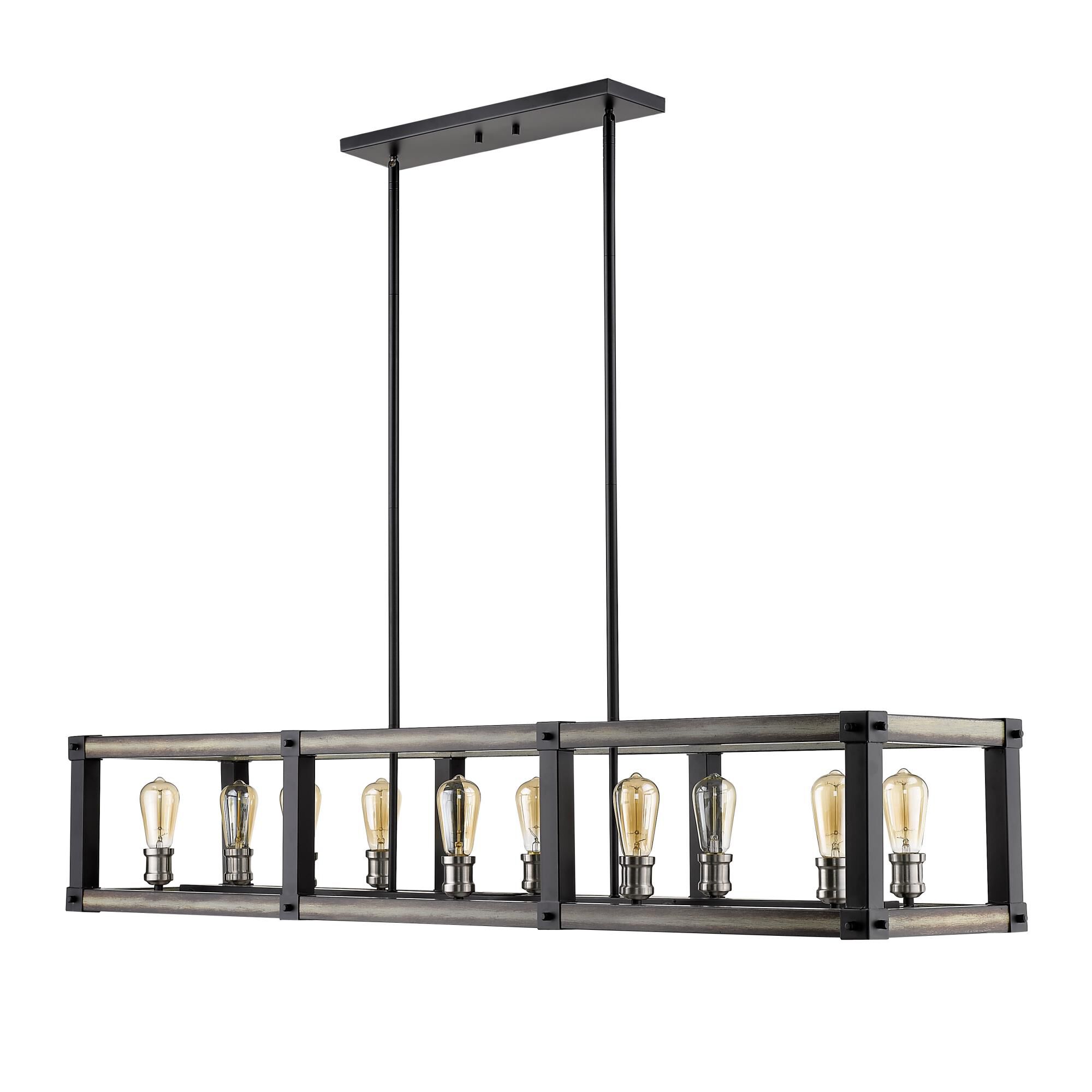 Kirkland 56 Inch 10 Light Linear Suspension Light by Z-Lite
