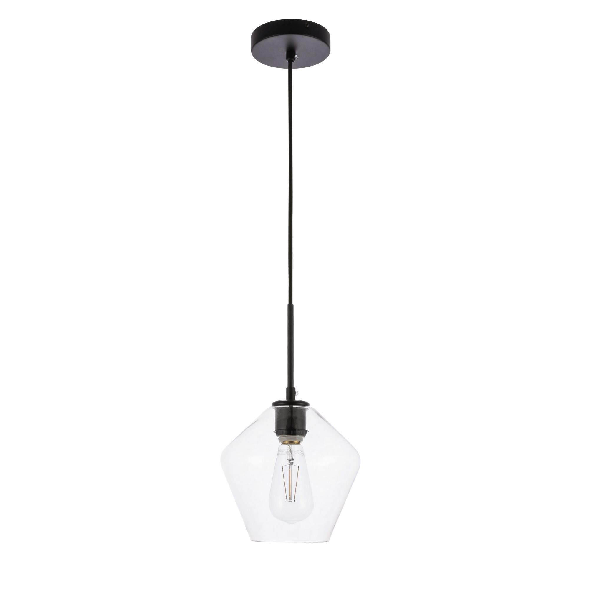 Gene 8 Inch Mini Pendant by Elegant Lighting