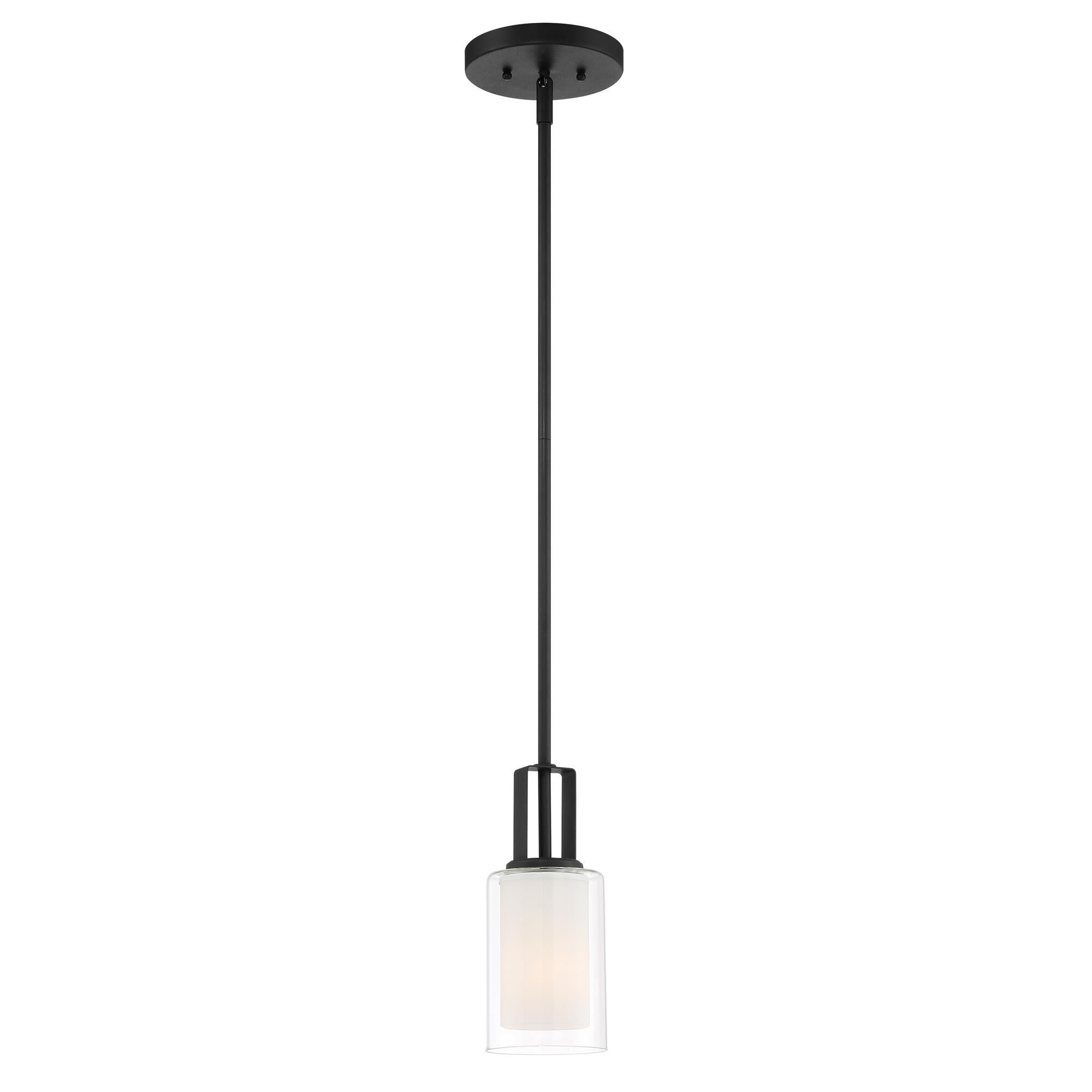 Shown in Sand Coal finish and Etched White glass and Glass shade