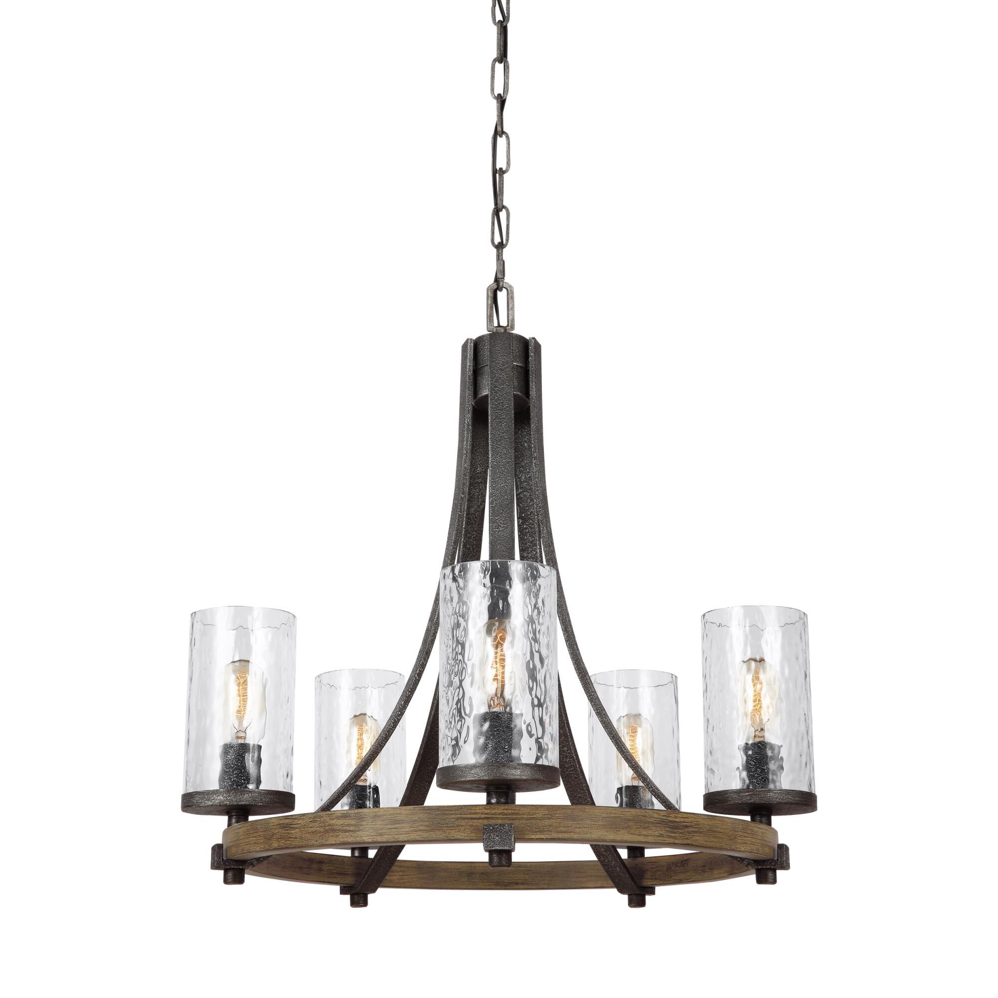 Angelo 24 Inch 5 Light Chandelier by Visual Comfort Studio Collection