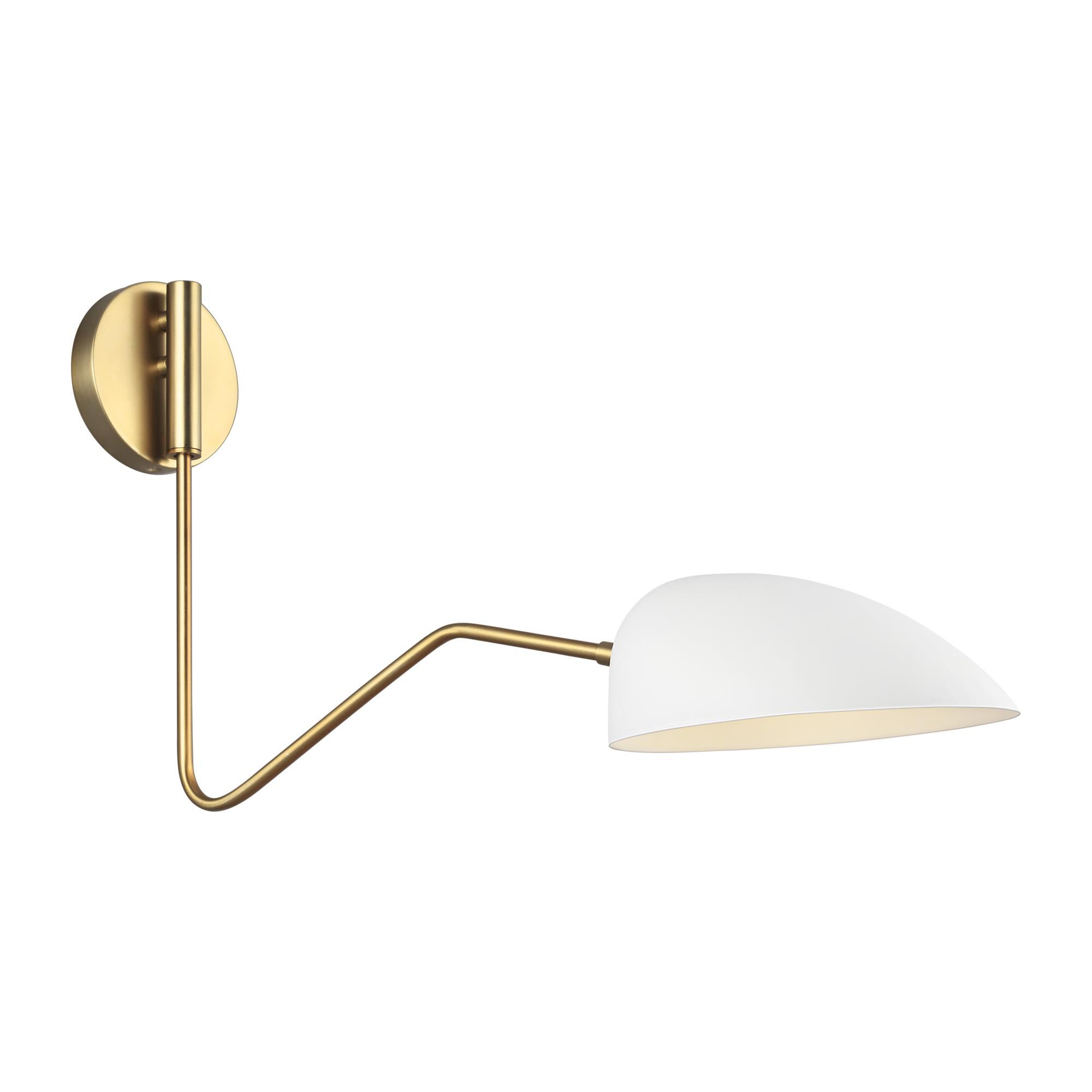 Shown in Matte White finish and Matte Whitesteel shade