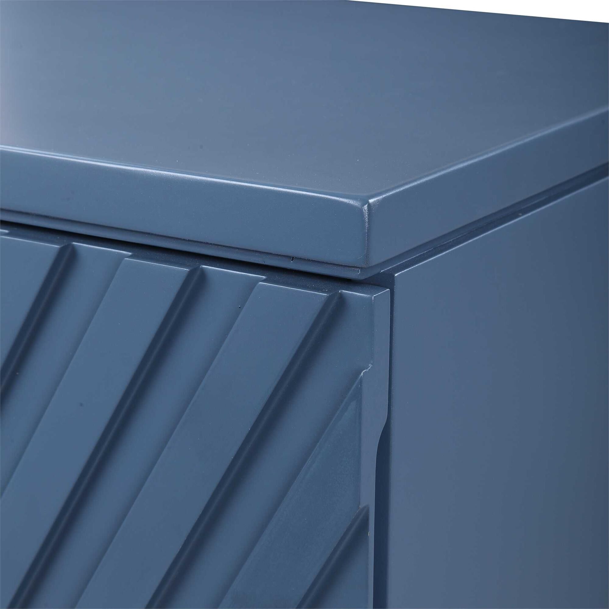 Shown in Refreshingly Modern, This Geometric Accent Chest Features Carved Drawer Fronts, Creating A Monochrom finish