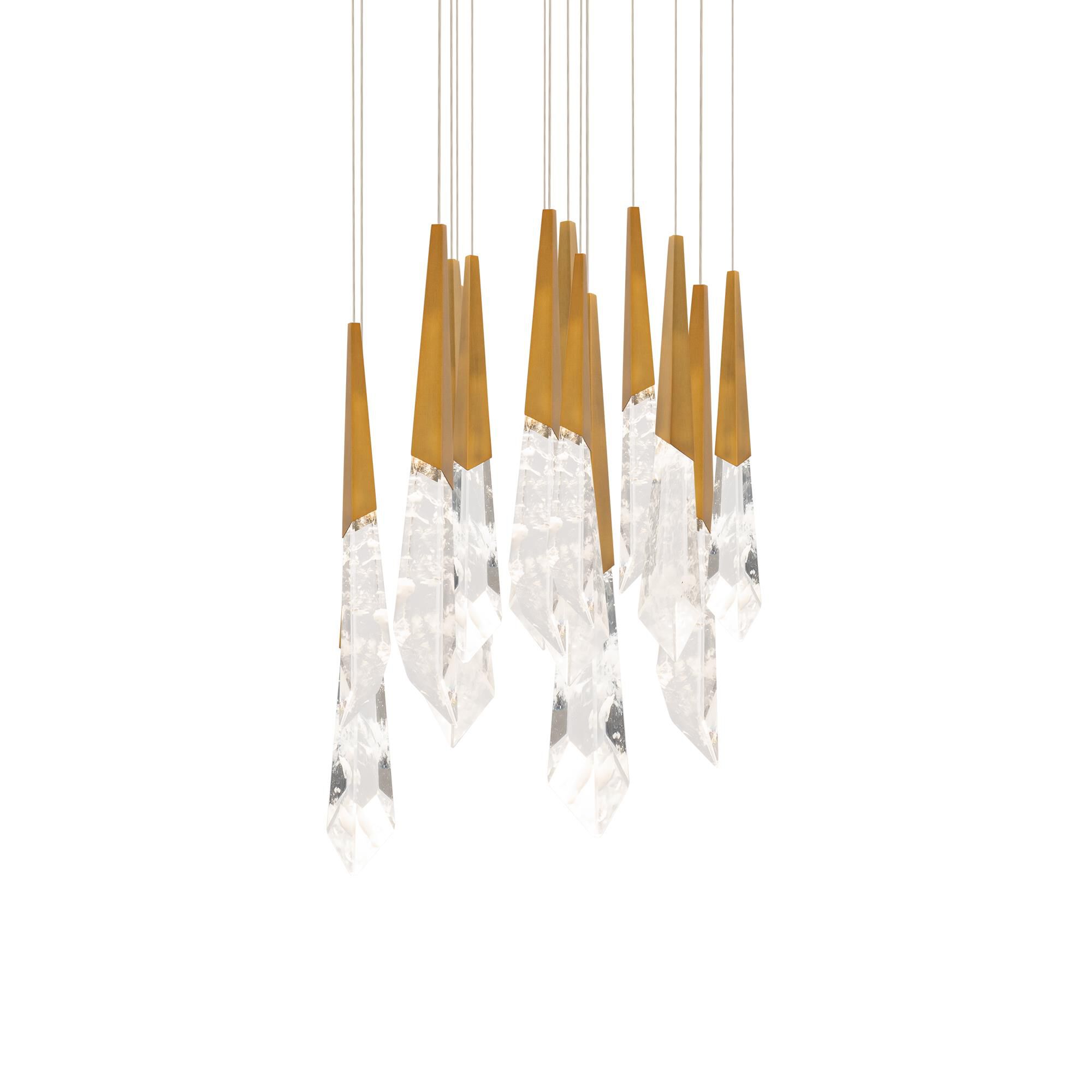 Solitude 15 Light Multi Light Pendant by Schonbek Beyond