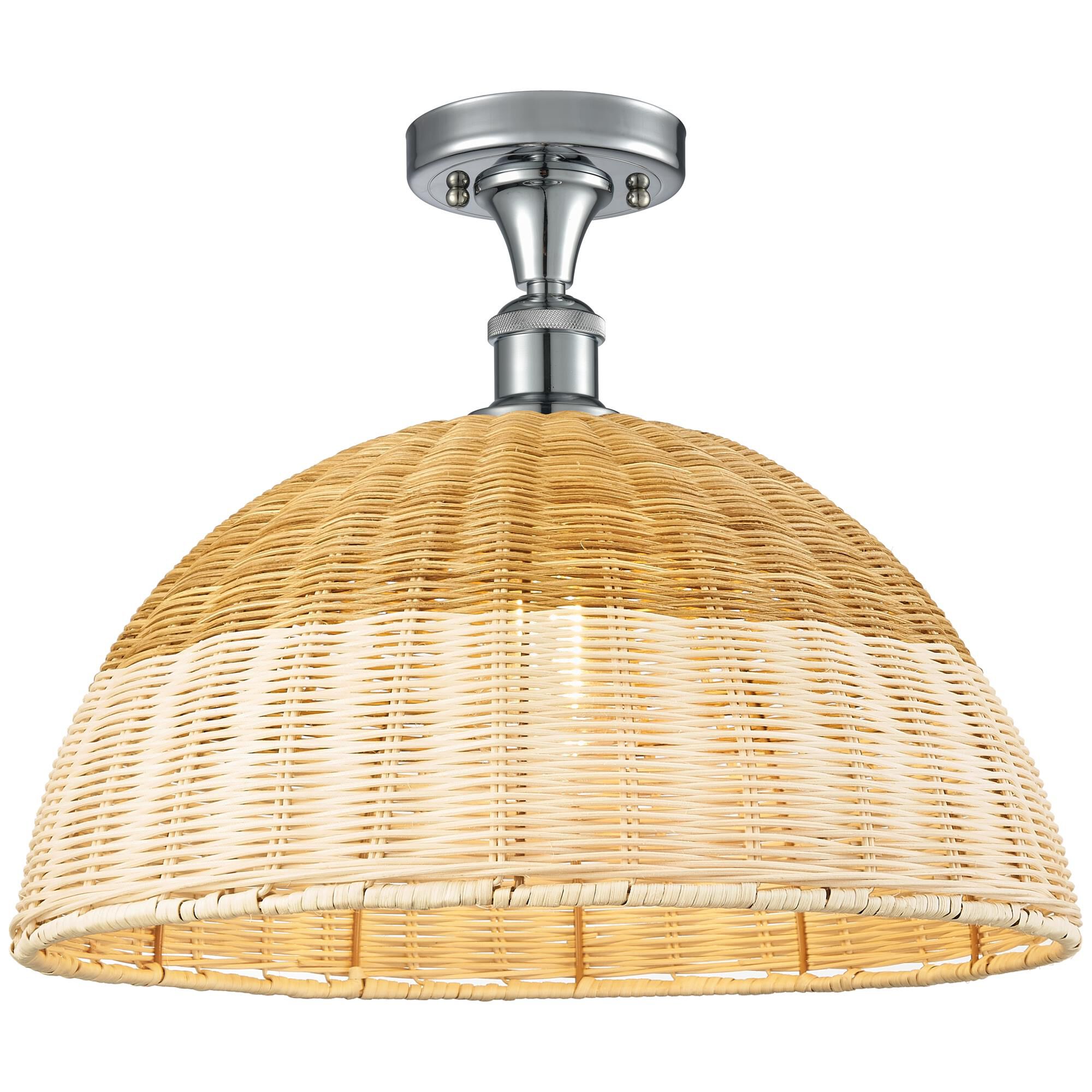 Shown in Polished Chrome finish and Natural shade