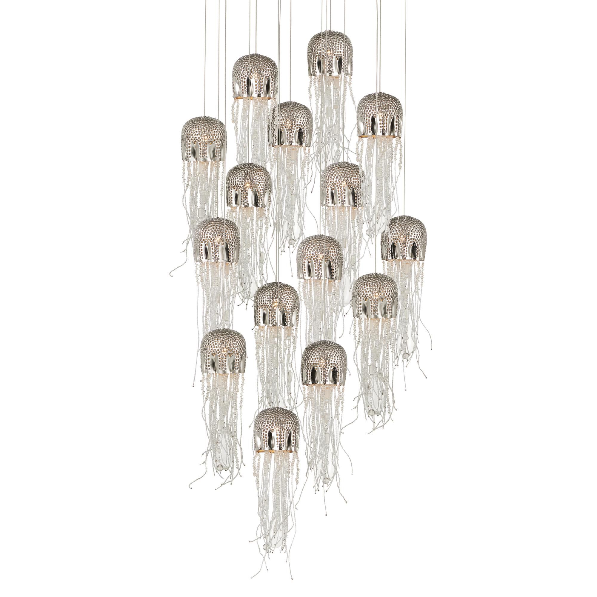 Medusa 23 Inch 15 Light LED Multi Light Pendant by Currey and Company