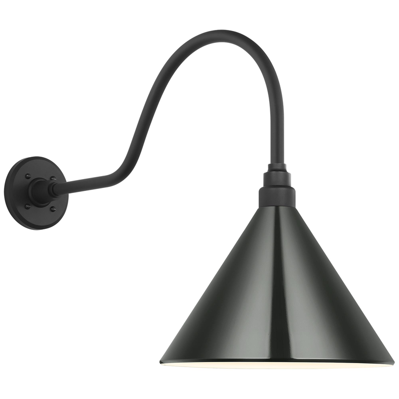 Thomas O'Brien Academy Barn Light 19 Inch Outdoor Wall Light by Visual Comfort Signature Collection