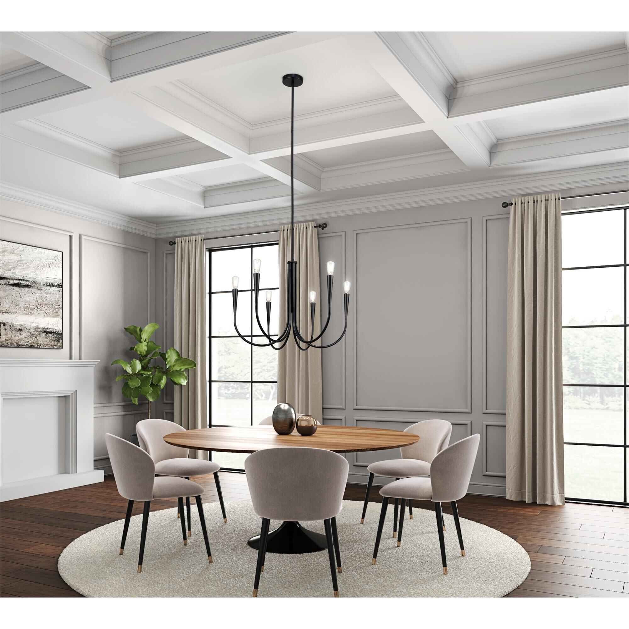 Bronte 25 Inch Chandelier,