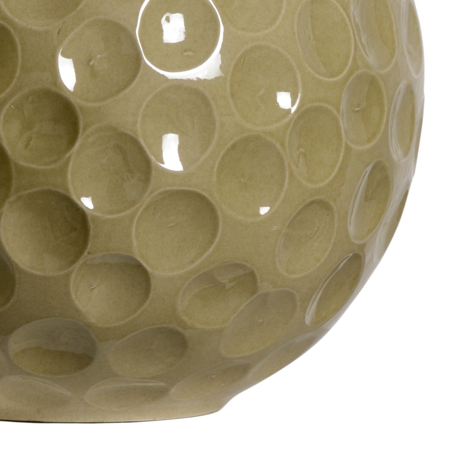 Shown in Sand Glaze finish and Off White Linen shade