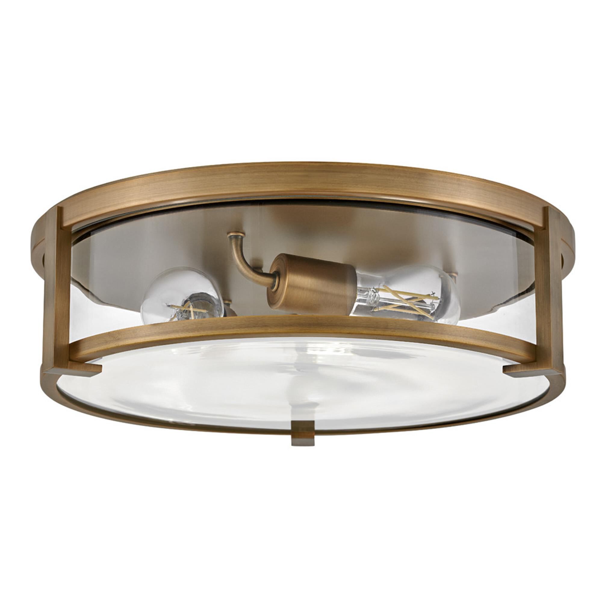 Lowell 16 Inch 3 Light Flush Mount,