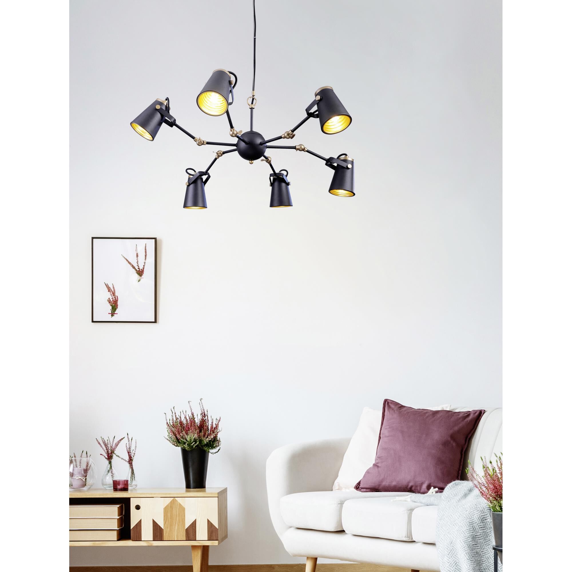 Shown in Black And Gold finish