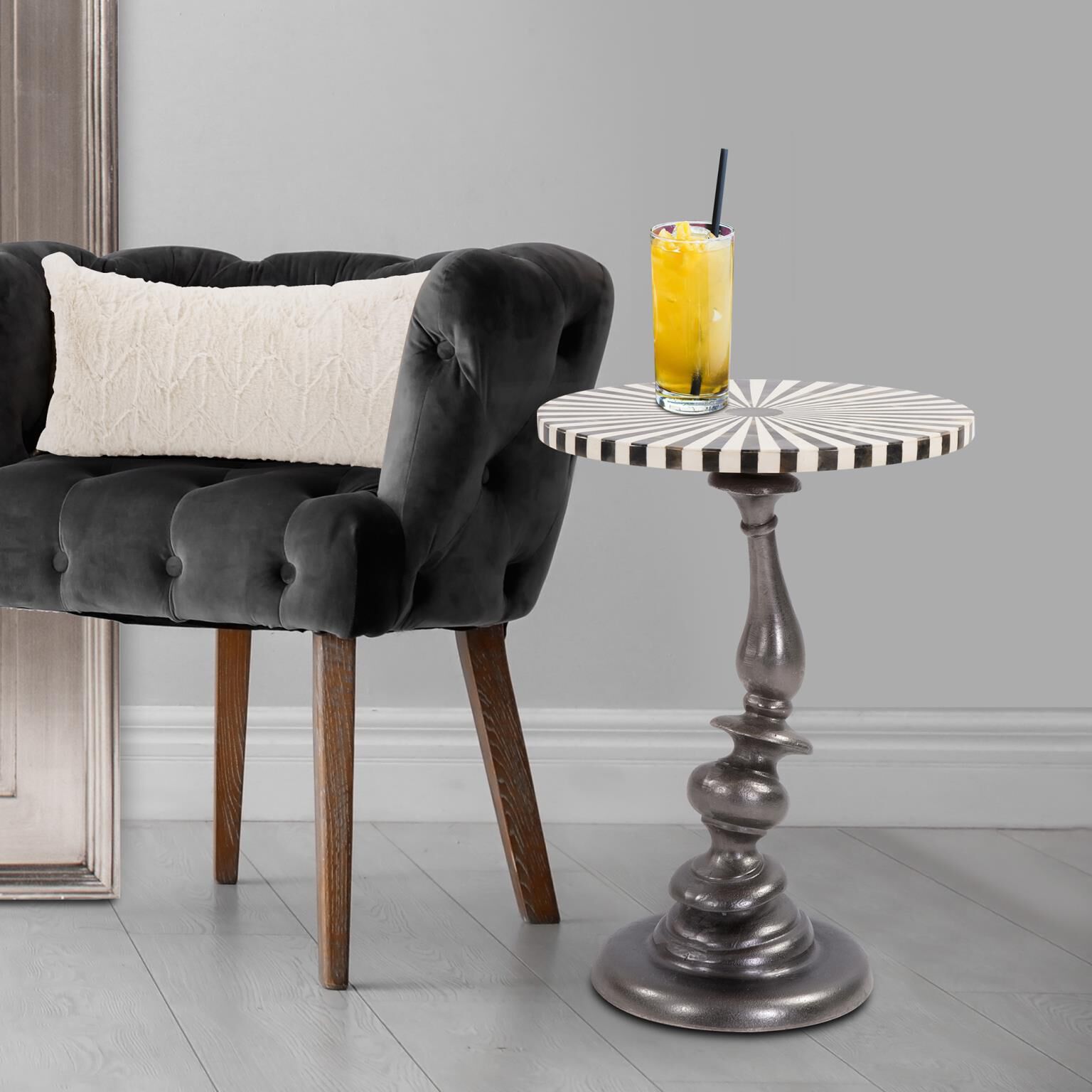 Drunken Accent Table by Howard Elliott Collection