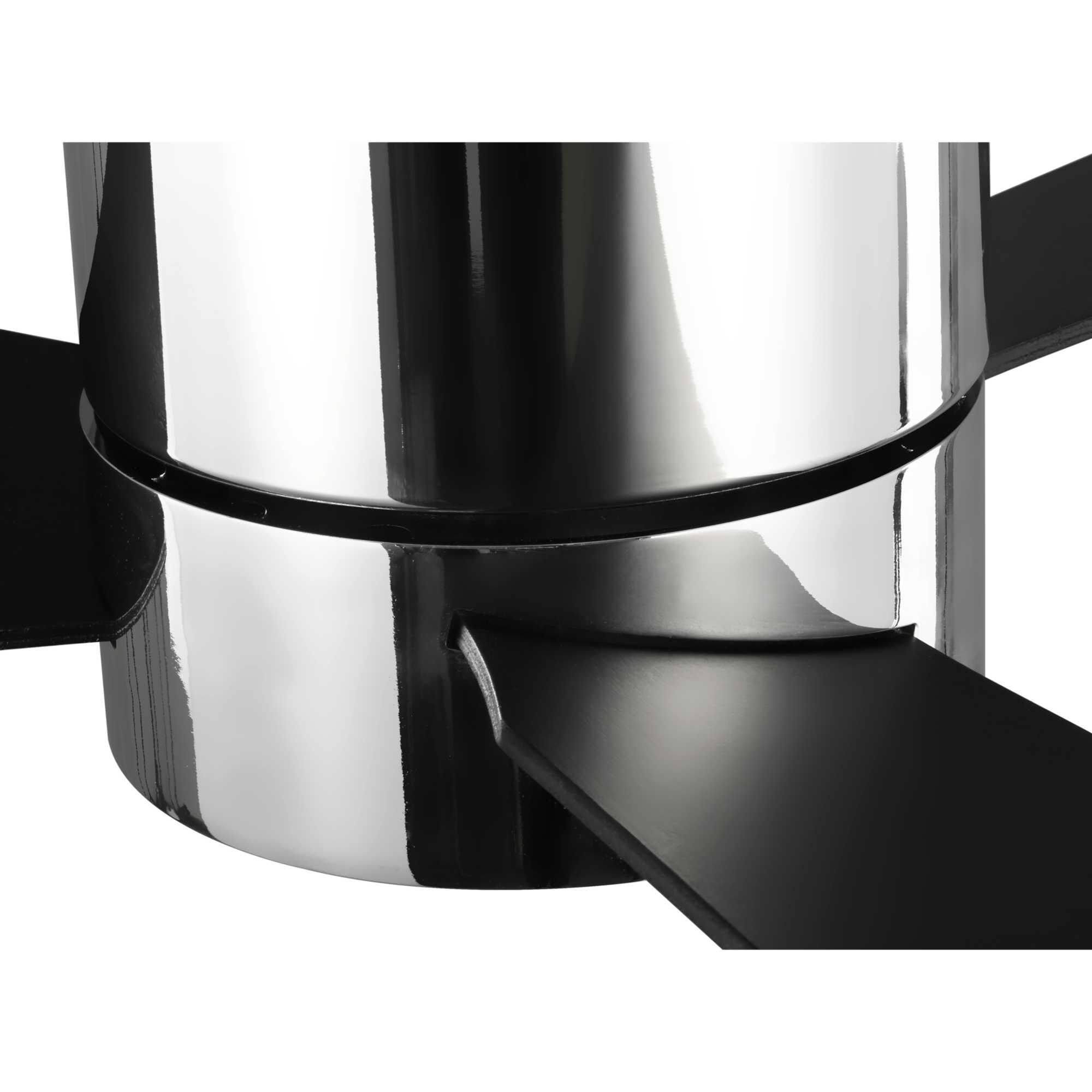 Shown in Polished Chrome finish and White Opal Shatterproof glass