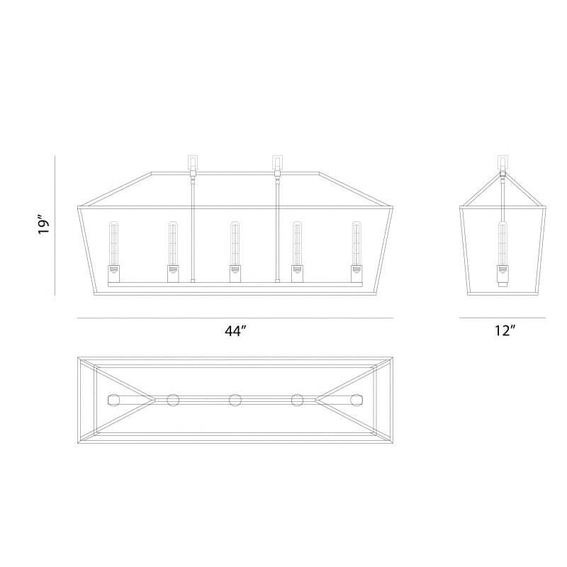 Shown in Rusty Black & Aged Gold Brass Accents finish