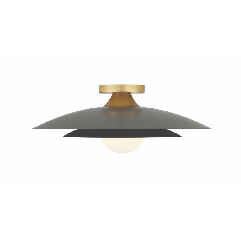 Welsh 18 Inch 1 Light LED Semi Flush Mount by Eurofase Lighting