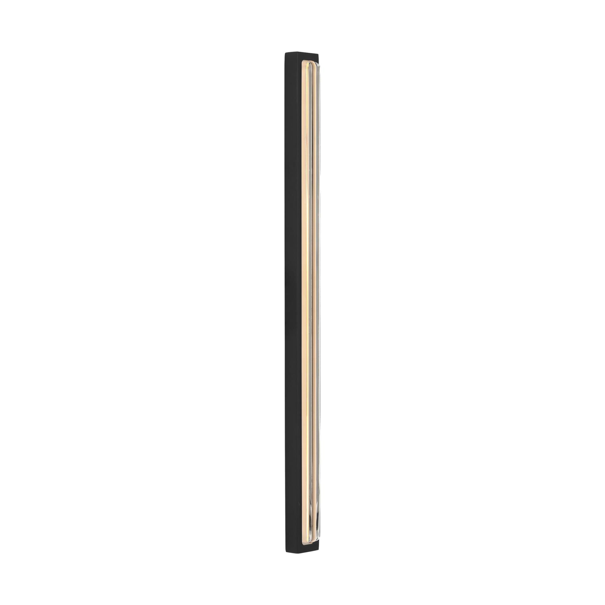 Shown in Nightshade Black finish and Clear Crystal glass
