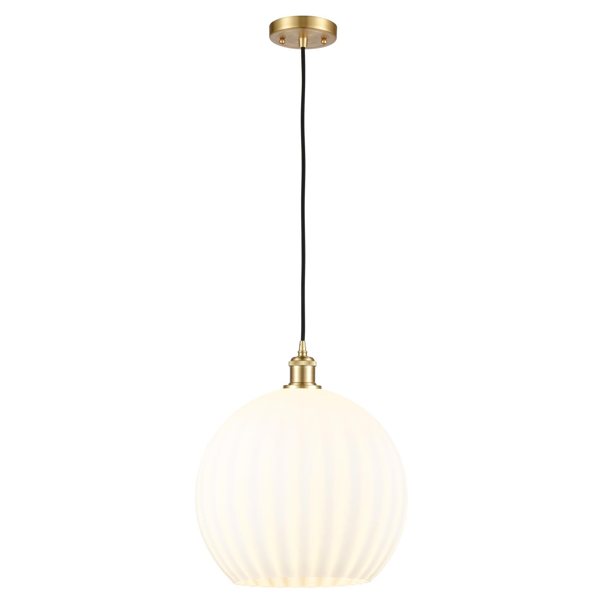 White Venetian Large Pendant by Innovations Lighting
