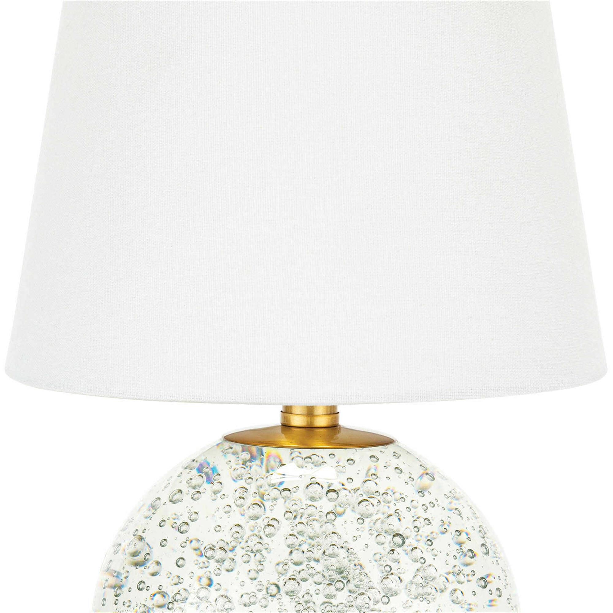 Shown in Clear finish and Linen shade