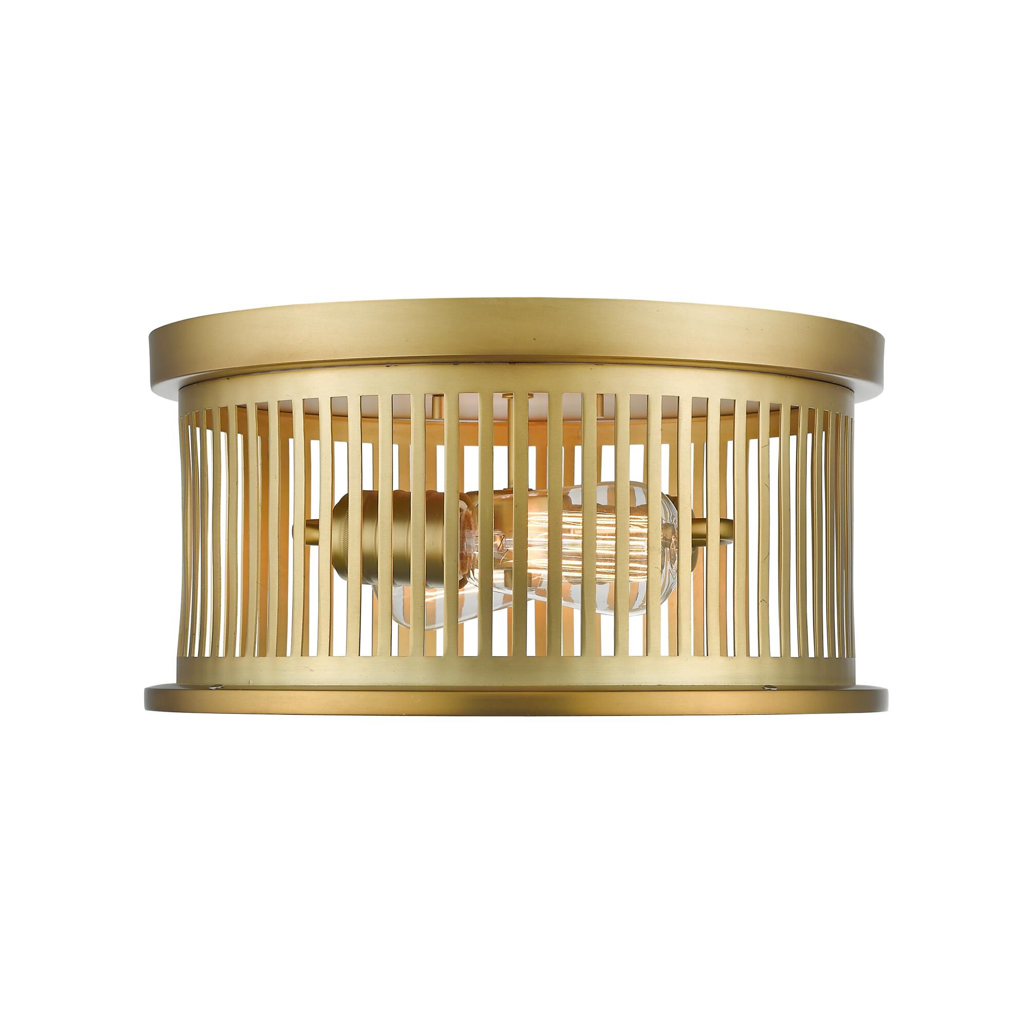 Shown in Brass finish and Steel glass and Steel shade