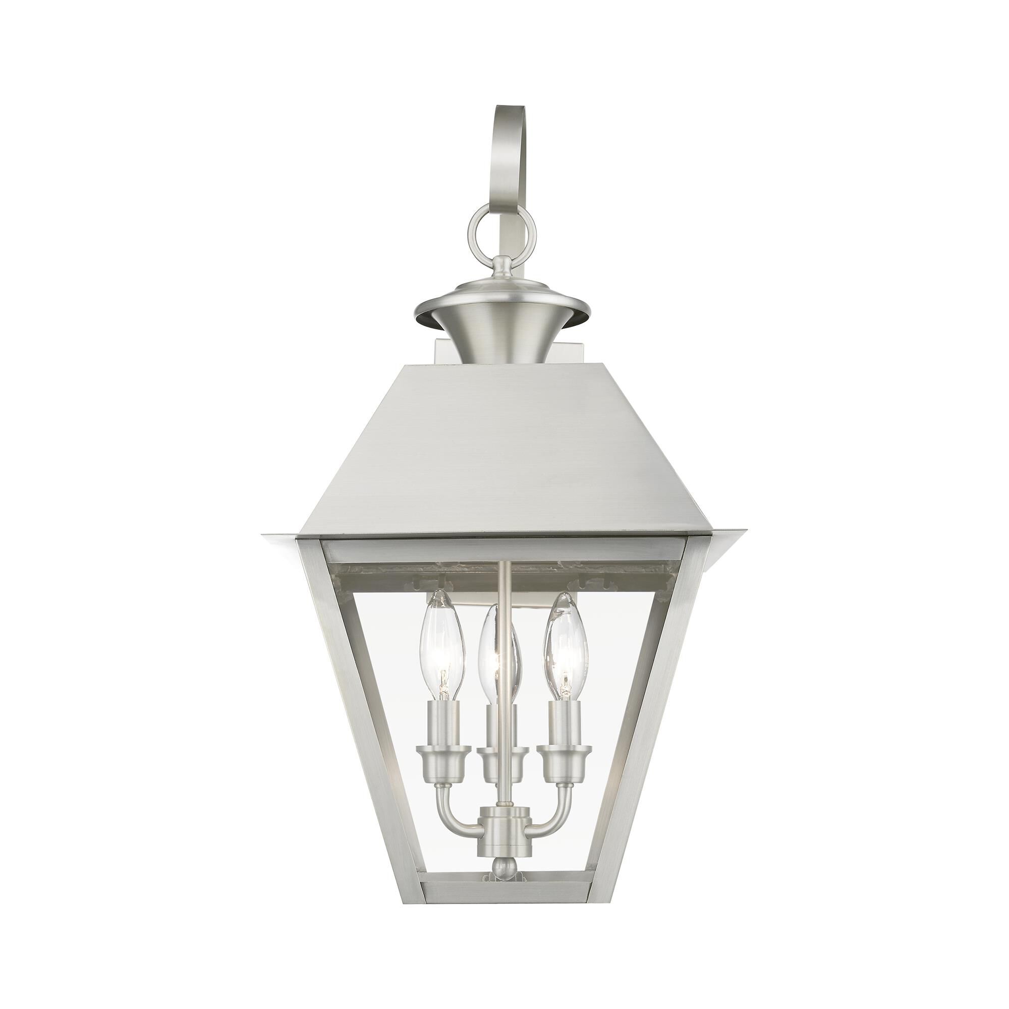 Wentworth 22 Inch Tall 3 Light Outdoor Hanging Lantern by Livex Lighting