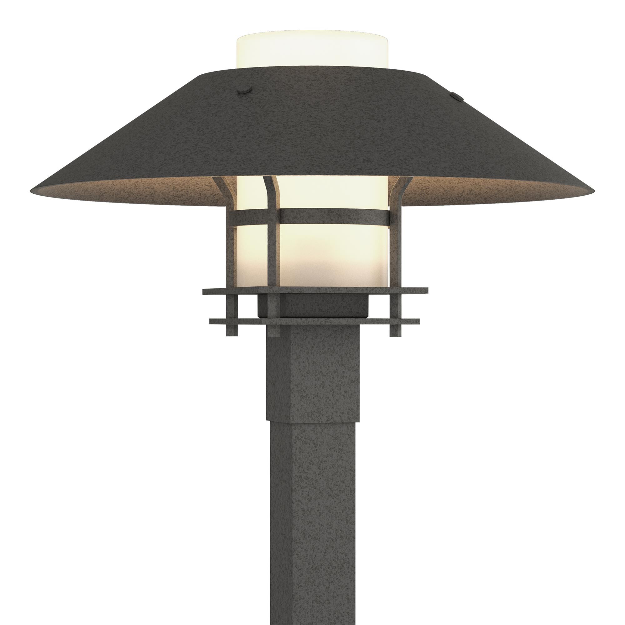 Shown in Coastal Natural Iron finish and Opal glass and Natural Iron accent