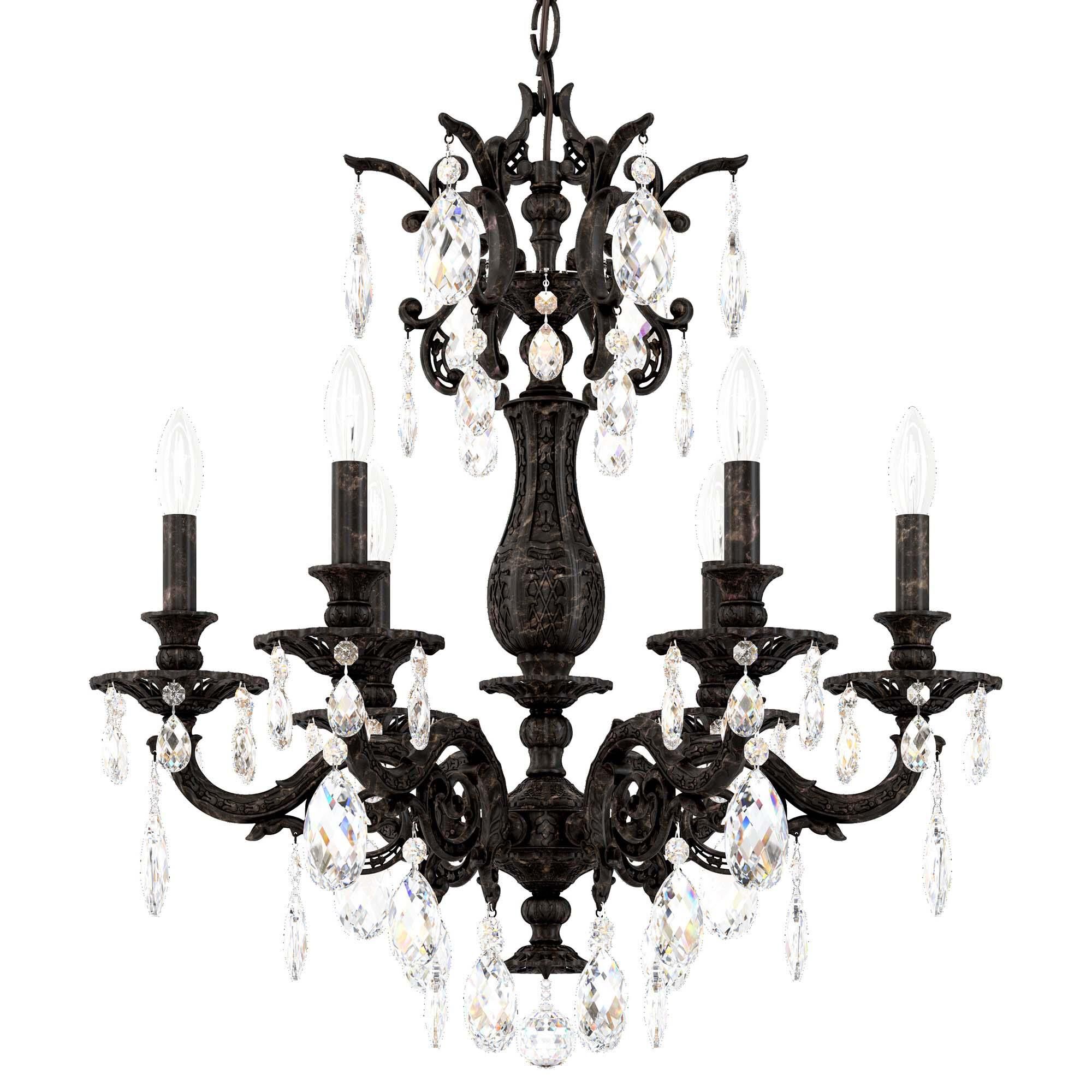 Shown in Heirloom Bronze finish and Clear Radiance crystal