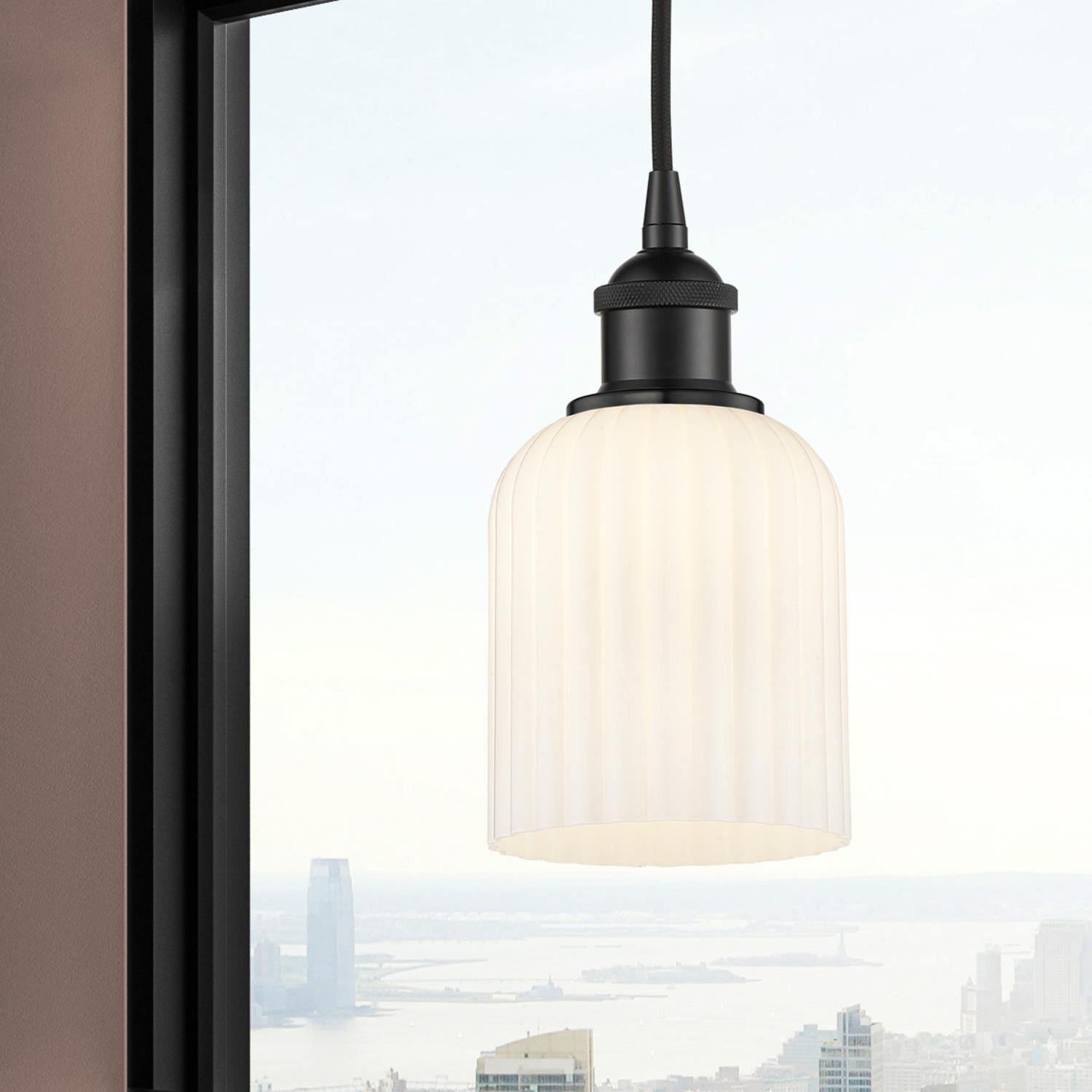 Shown in Matte Black finish and Gloss White glass