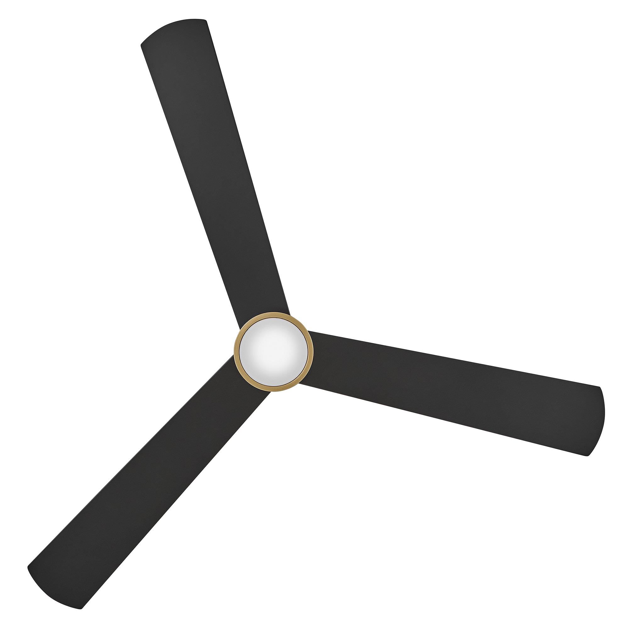 Speck 52 Inch Flush Mount Fan with Light Kit,