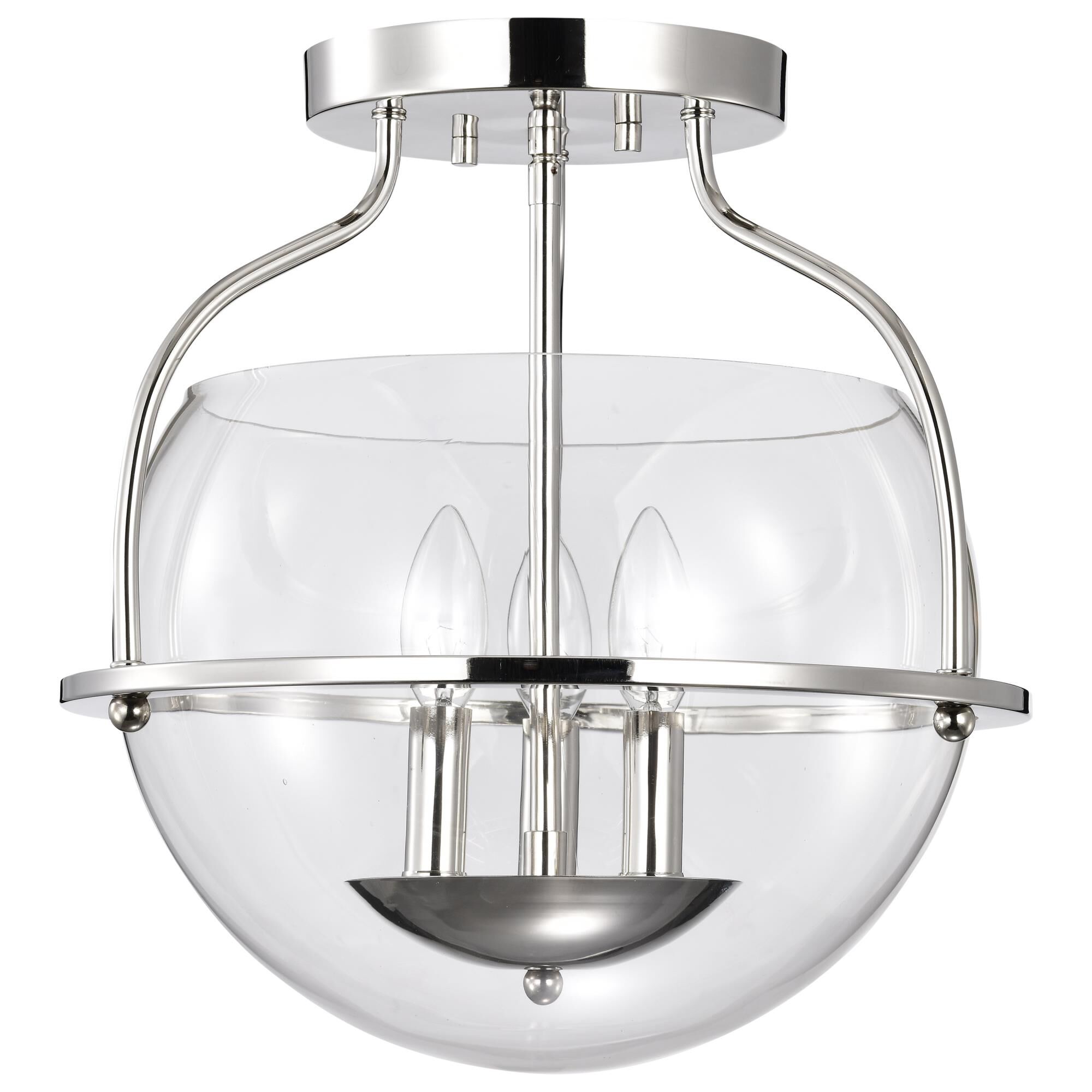 Amado 3 Light Flush Mount by Nuvo Lighting