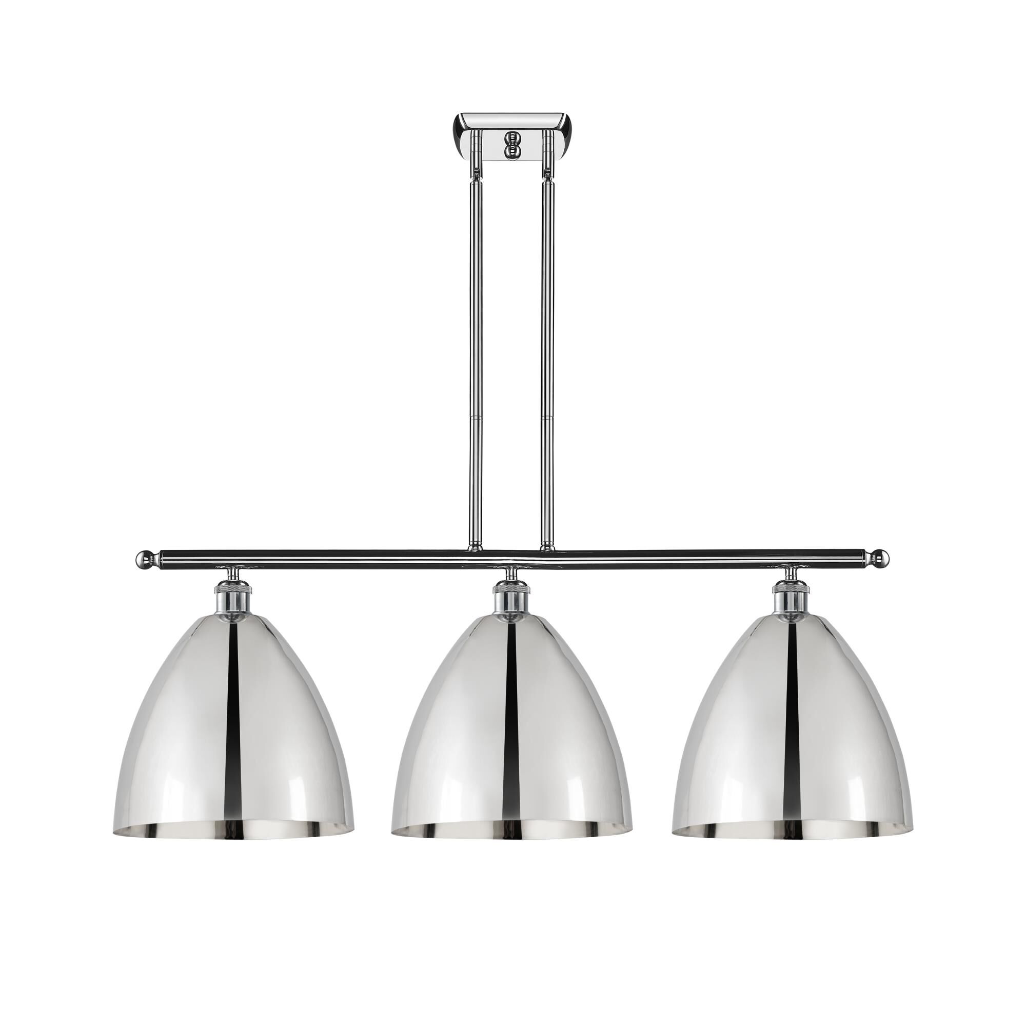 Bruno Marashlian Ballston Dome 38 Inch 3 Light Linear Suspension Light by Innovations Lighting