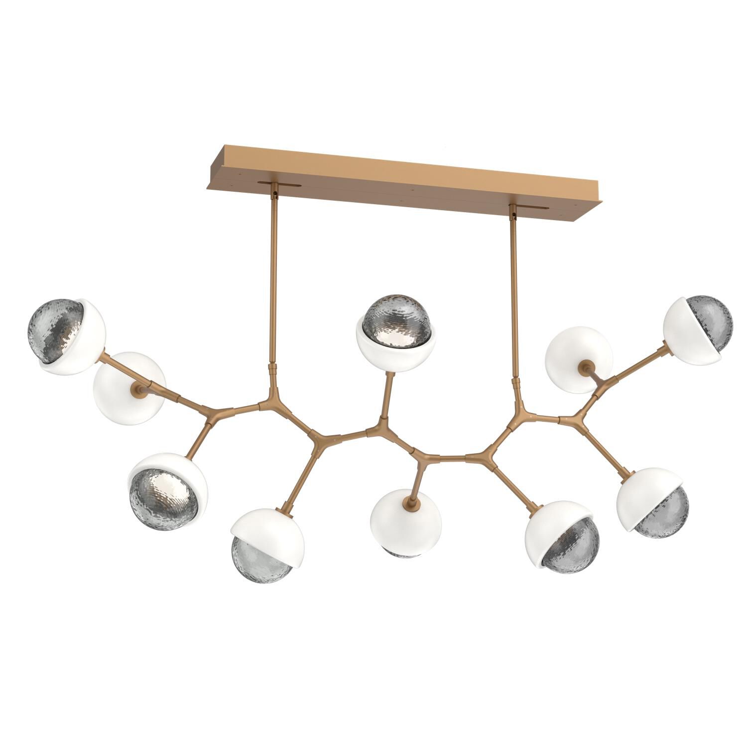 Levi Wilson Cabochon 56 Inch Linear Suspension Light by Hammerton Studio