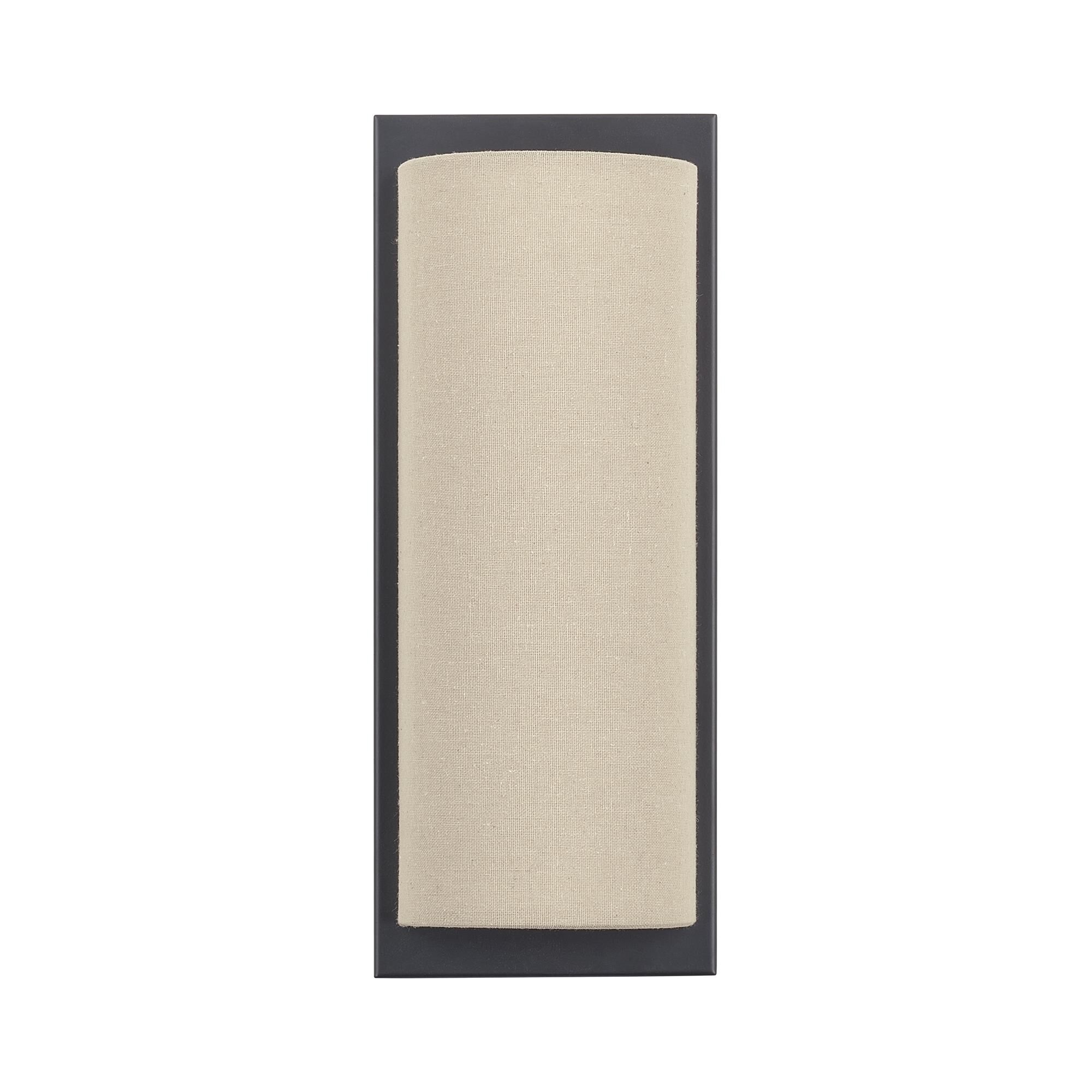Shown in Bronze finish and Hand Crafted Parchment Color Hardback Fabric shade
