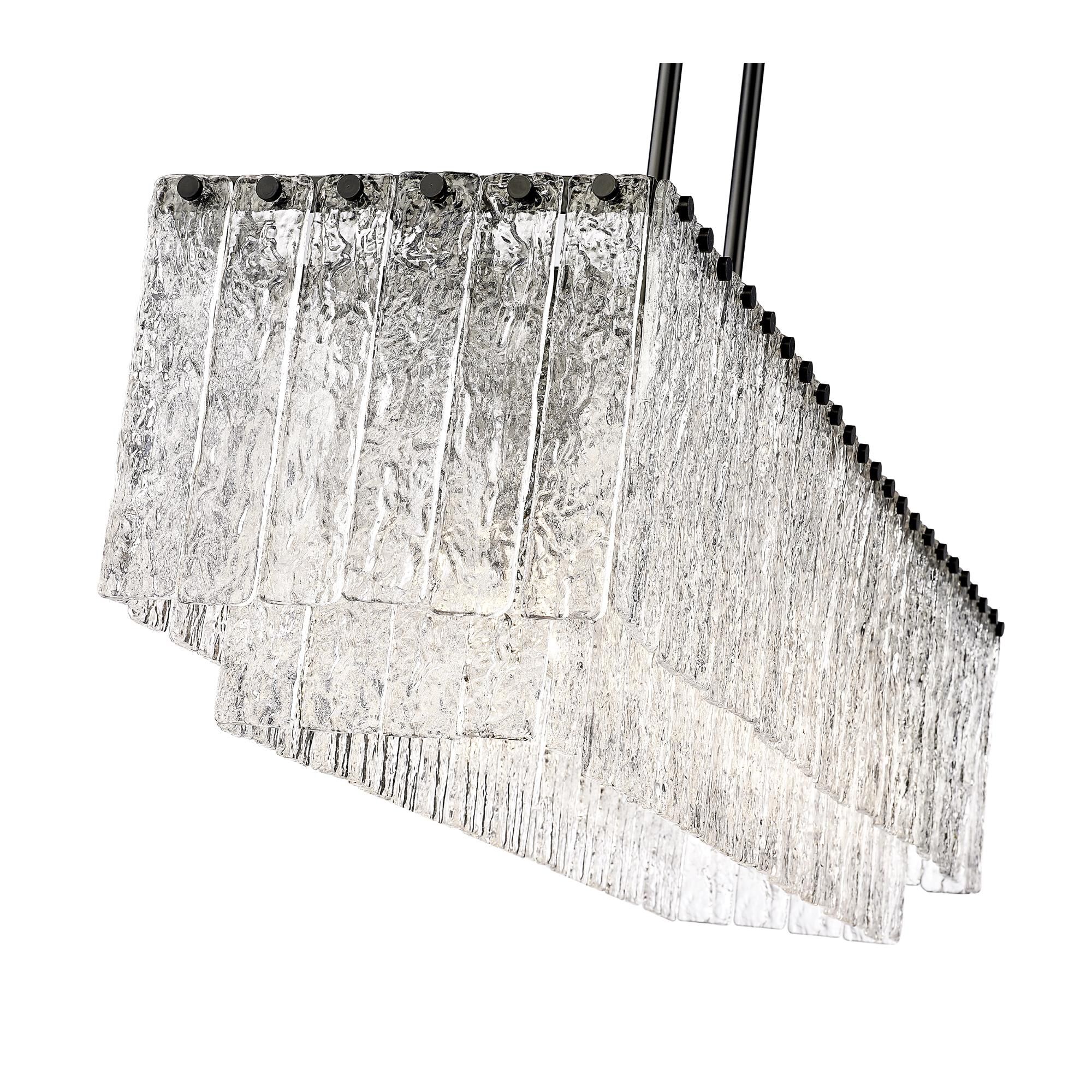 Glacier 42 Inch 5 Light Linear Suspension Light by Z-Lite