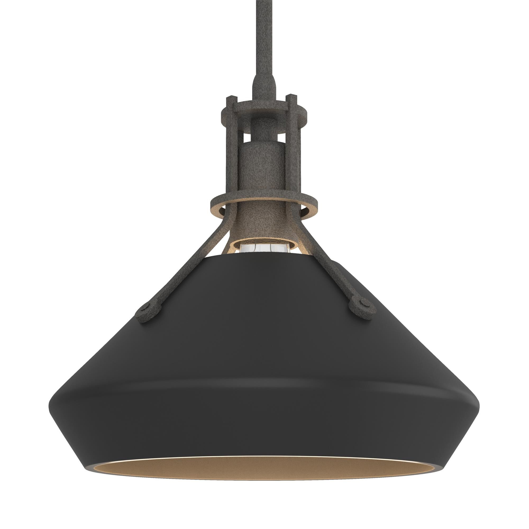 Shown in Natural Iron finish and Black  accent