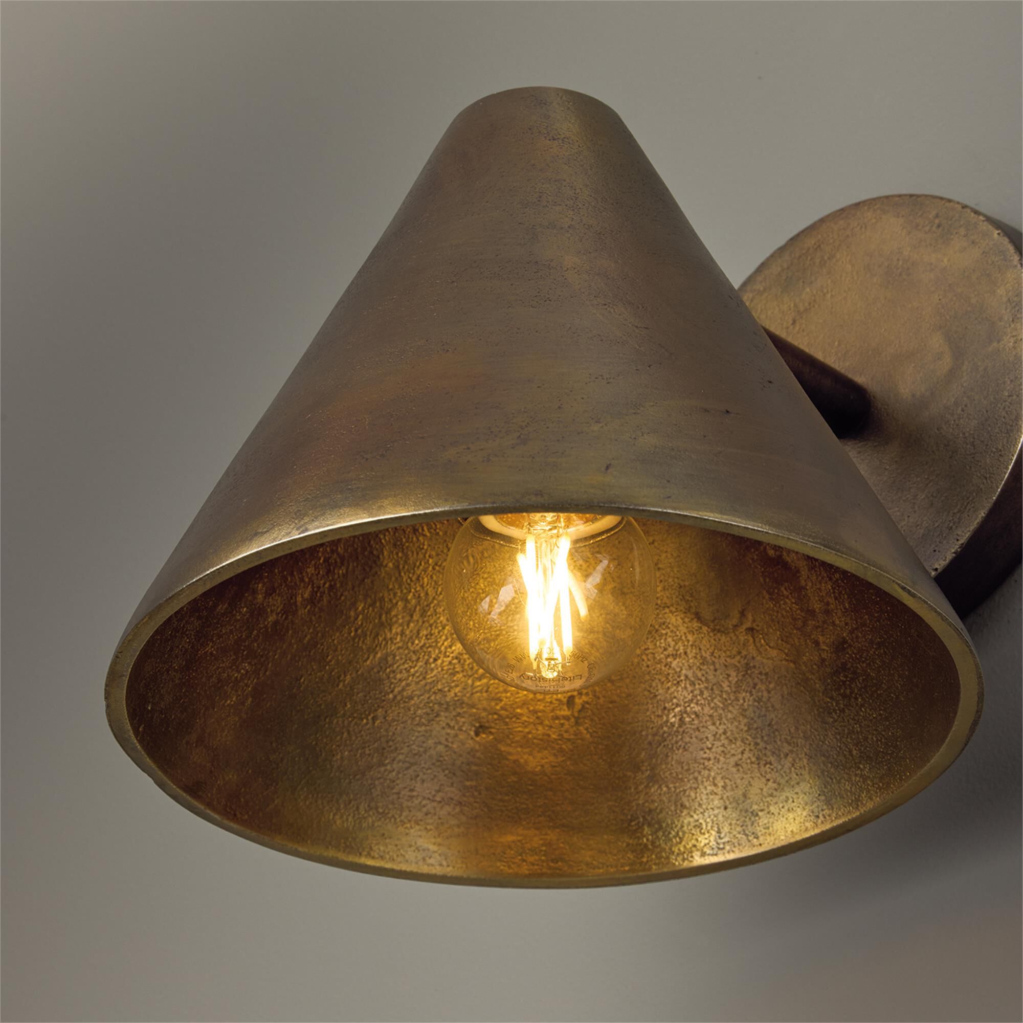 Shown in Oxidized Brass finish