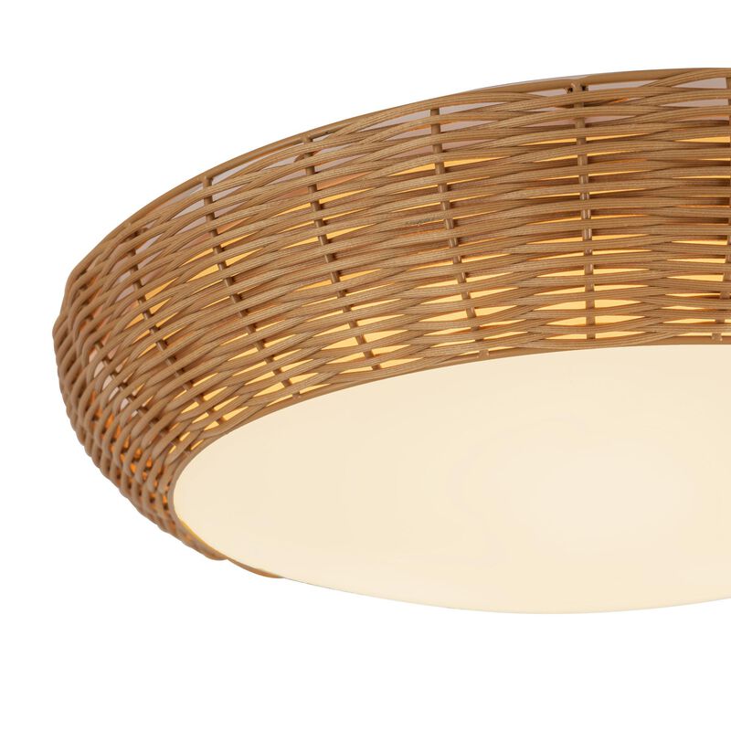 Hae Jung Roe Merida 17 Inch 3 Light Flush Mount by Alora Mood