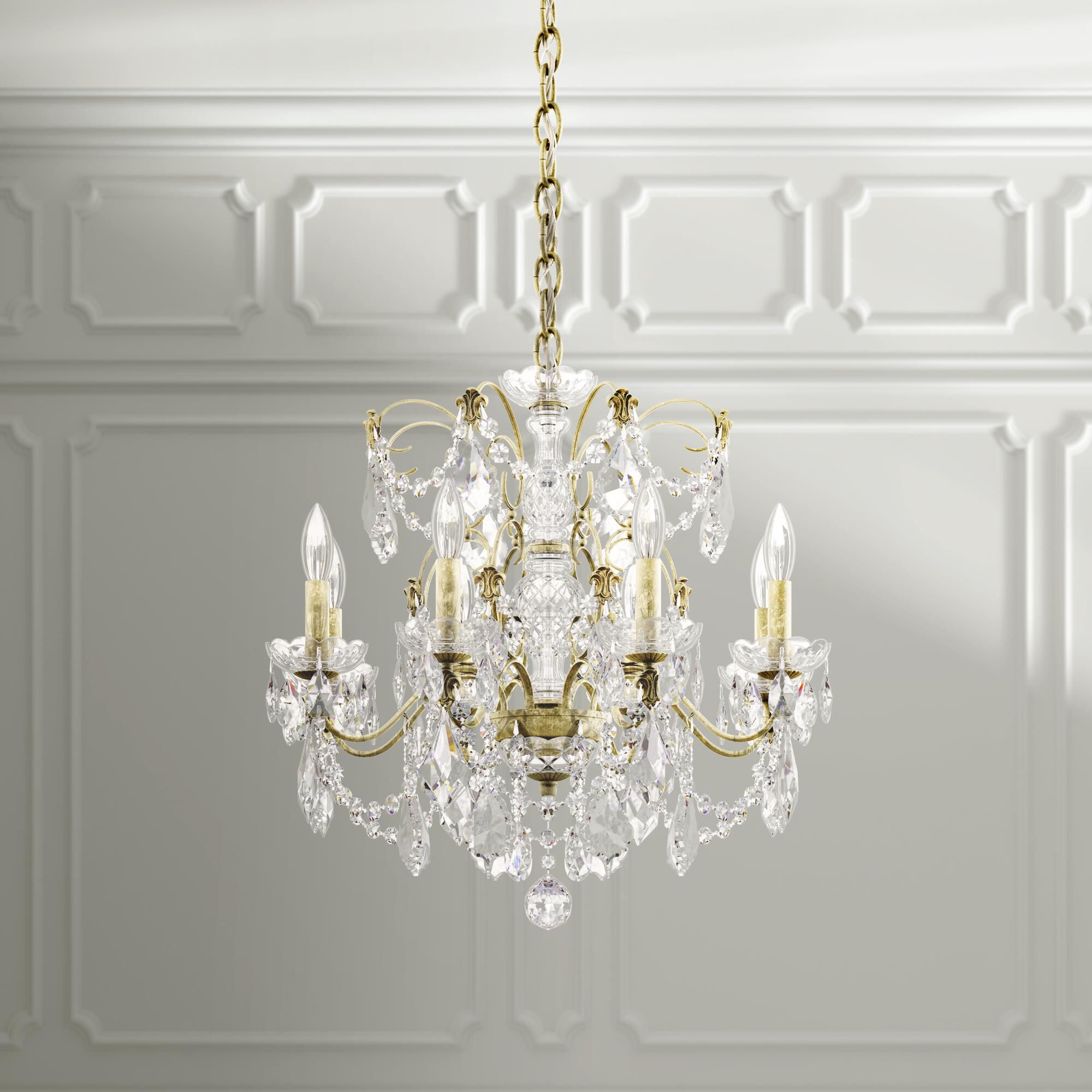 Century 24 Inch 8 Light Chandelier by Schonbek