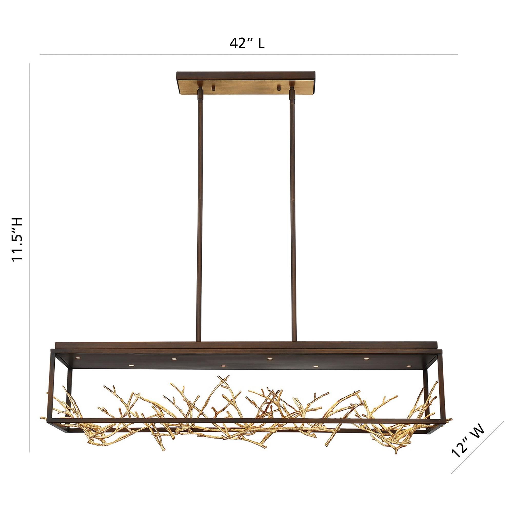 Aerie Medium Linear Chandelier,