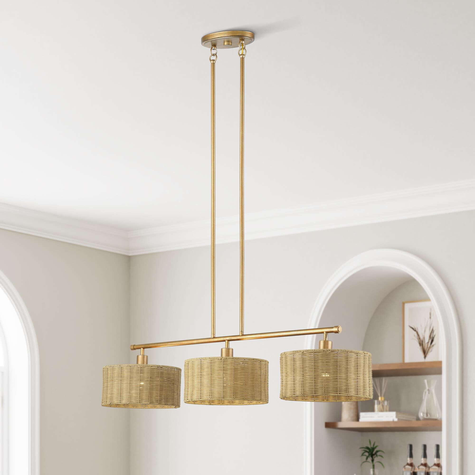 Weavington 46 Inch Linear Suspension Light by Livex Lighting