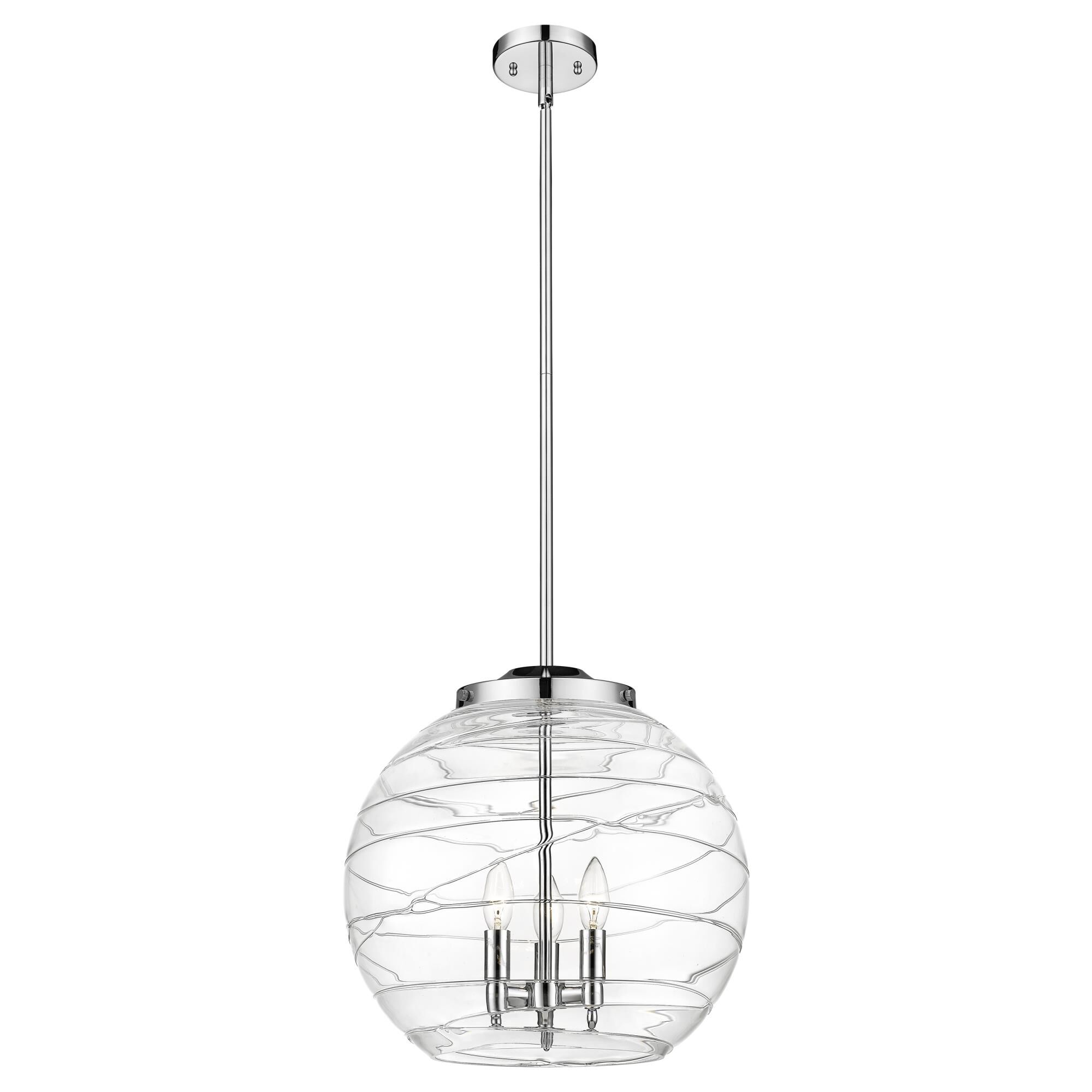 Bruno Marashlian Athens Deco Swirl 16 Inch Large Pendant by Innovations Lighting