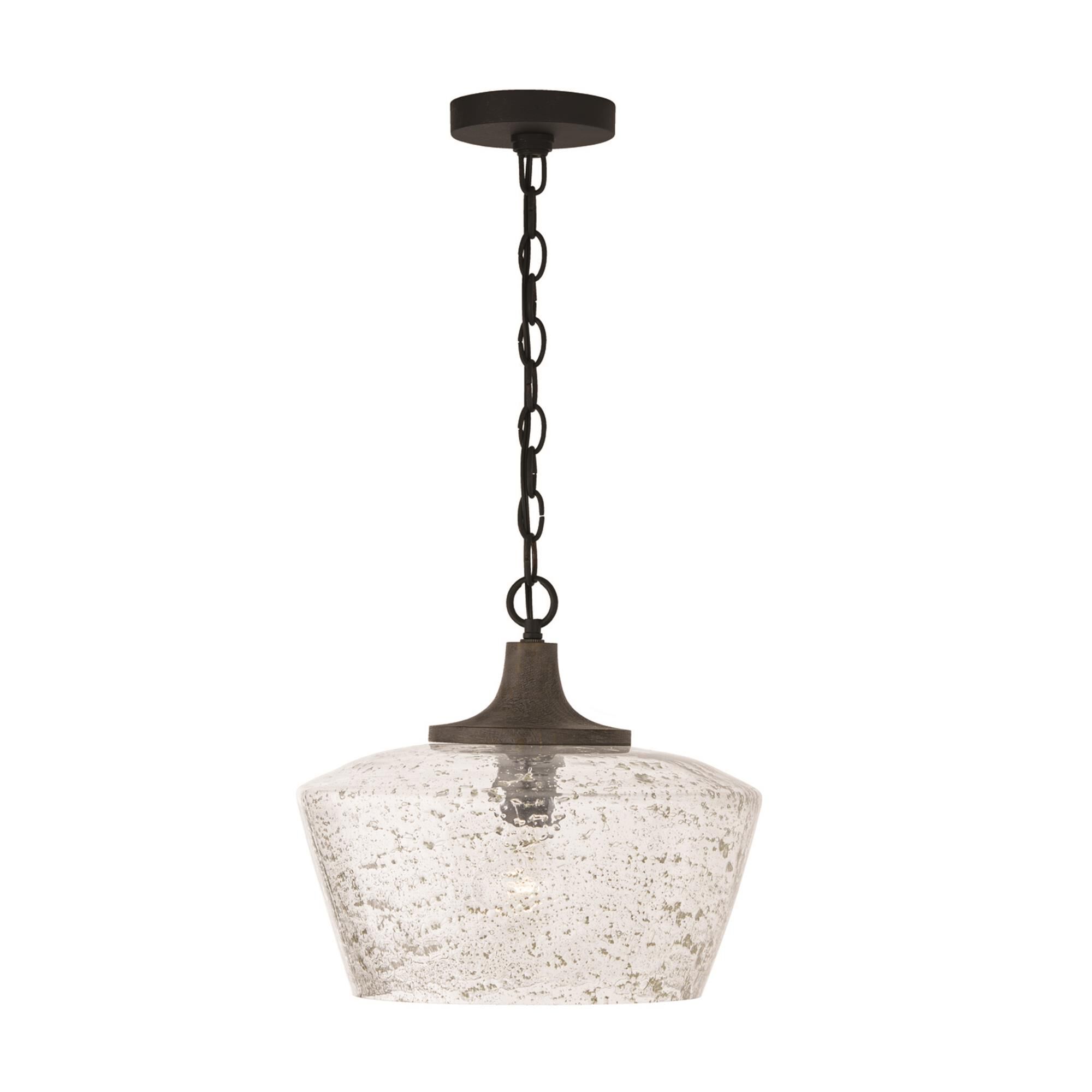 Shown in Carbon Grey and Black Iron finish and Stone Seeded glass