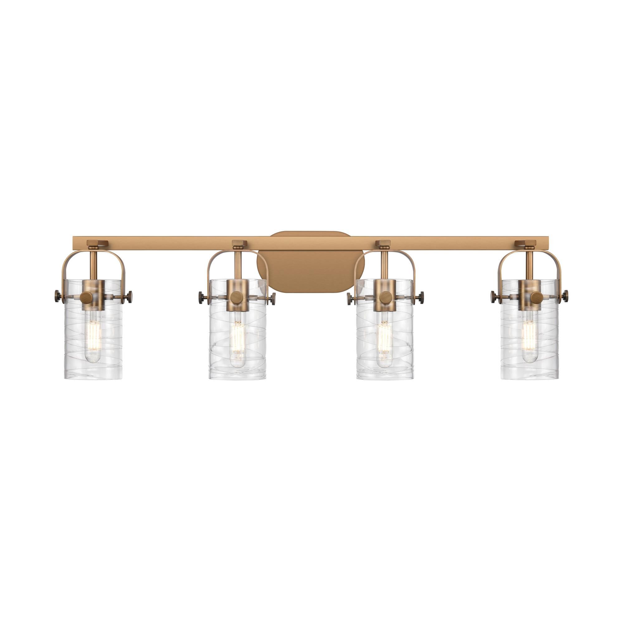 Bruno Marashlian Pilaster Ii Cylinder 34 Inch 4 Light Bath Vanity Light by Innovations Lighting