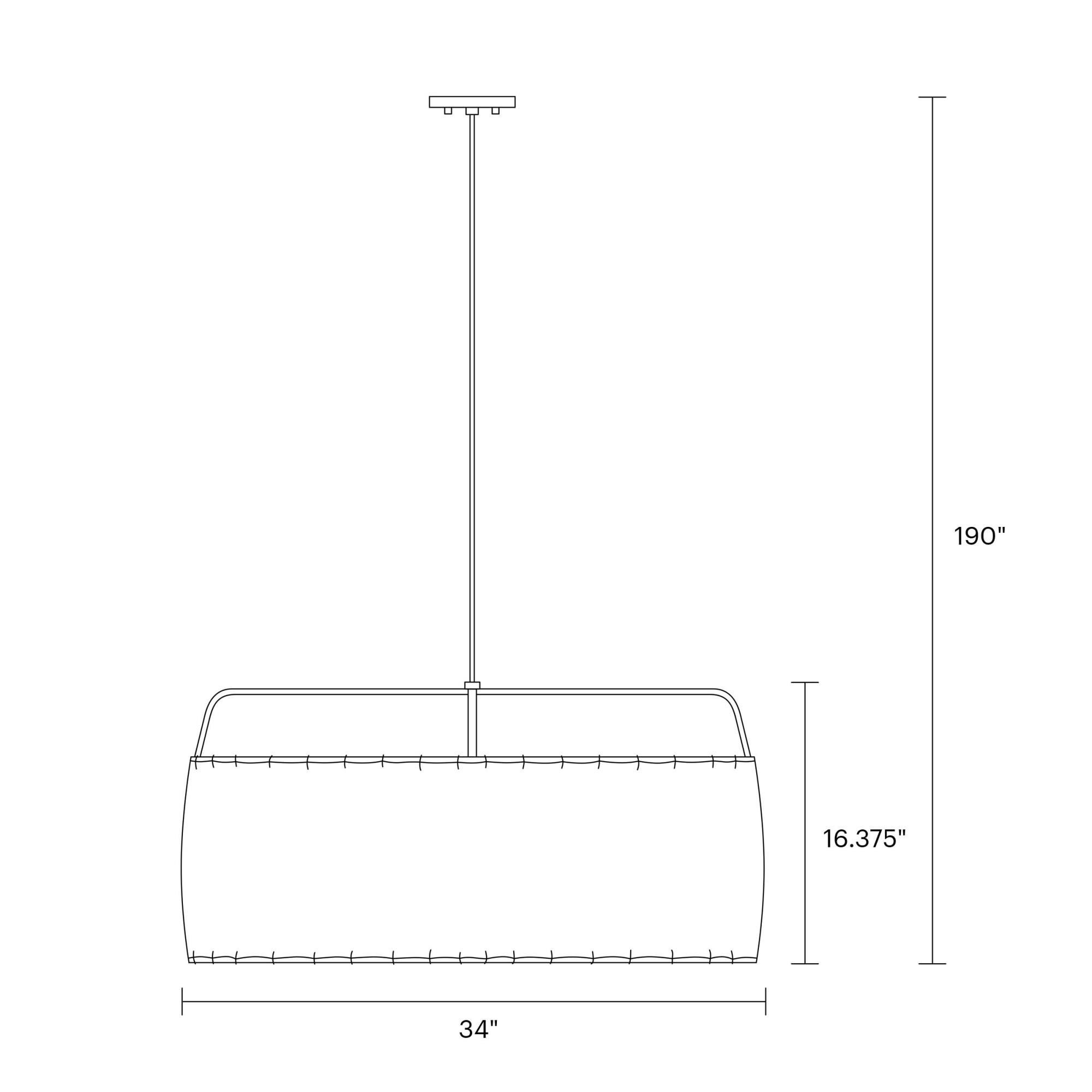 Ellen DeGeneres Dunne Large Pendant by Visual Comfort Studio Collection