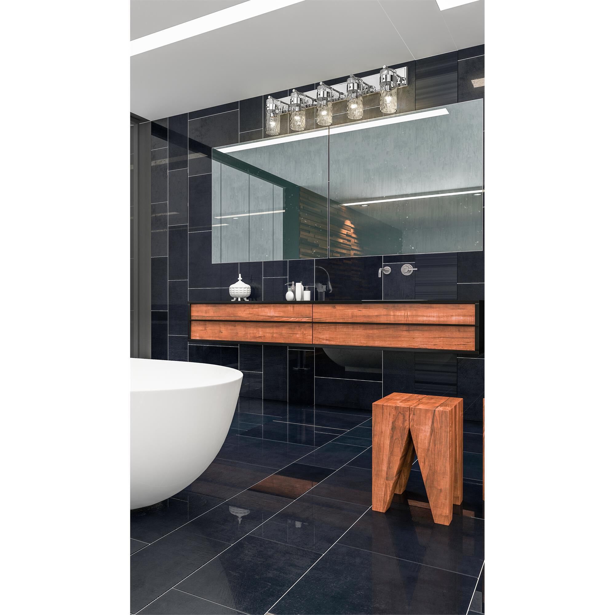 Fontaine 44 Inch 5 Light Bath Vanity Light by Z-Lite - Clearance