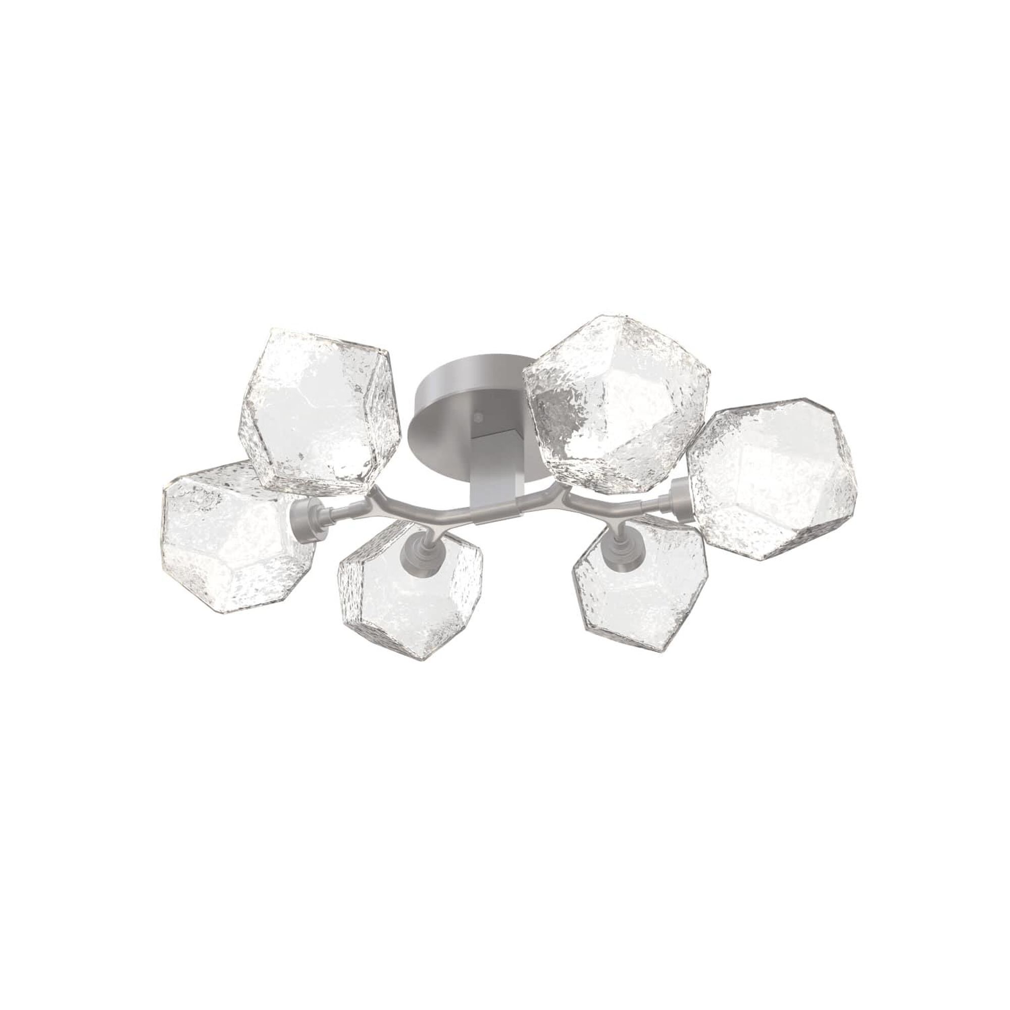 Shown in Classic Silver finish and Clear glass