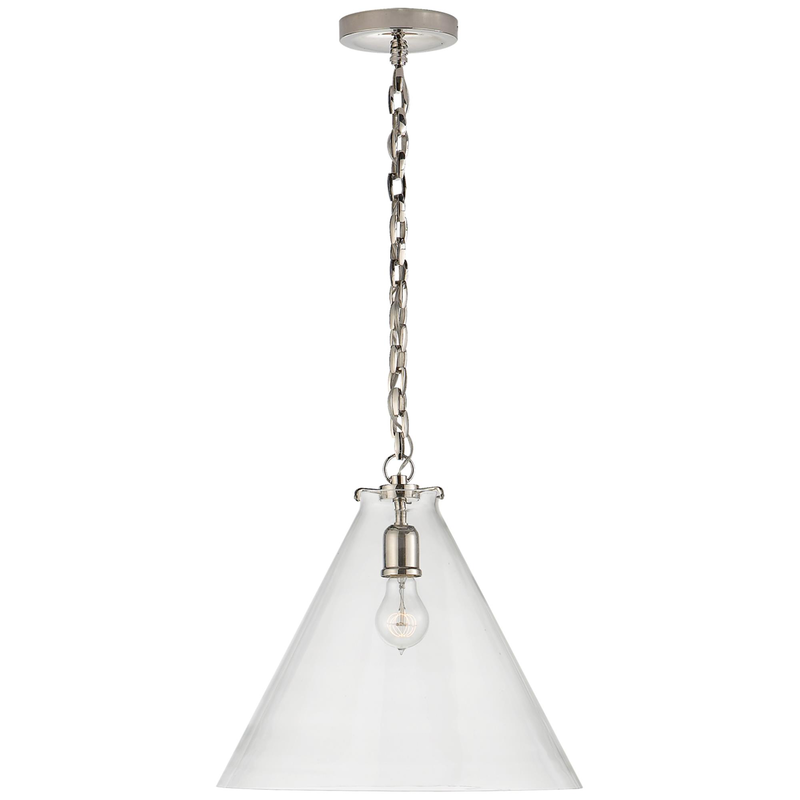 Visual Comfort Signature Collection Thomas O'Brien Katie 15 Inch Large Pendant