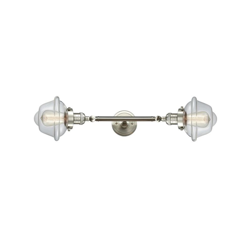 Bruno Marashlian Small Oxford 17 Inch 2 Light Bath Vanity Light by Innovations Lighting